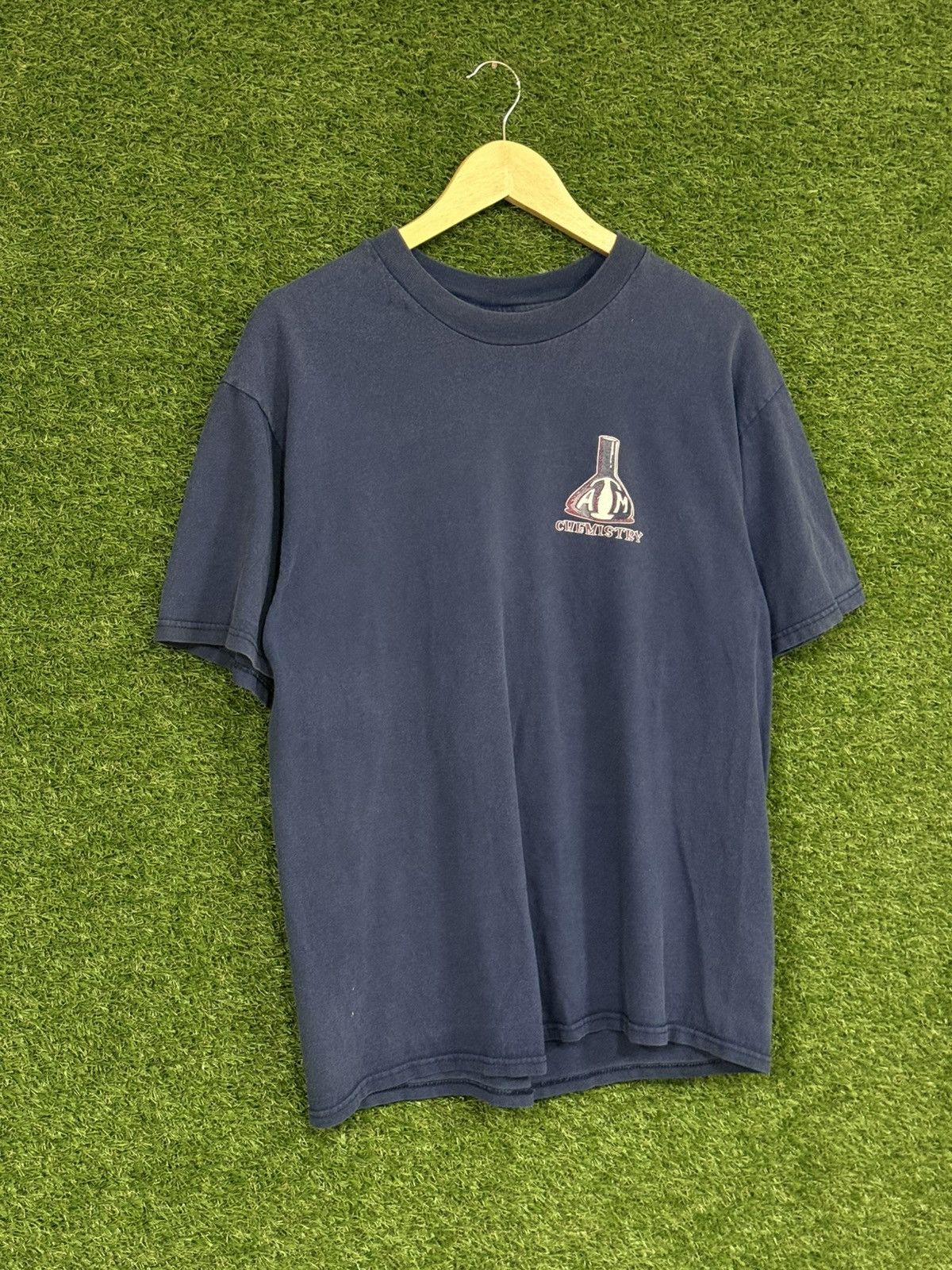Vintage RARE A&M Aggie Scientist Chemist Chemistry Texas College Tee Size US L / EU 52-54 / 3 - 2 Thumbnail