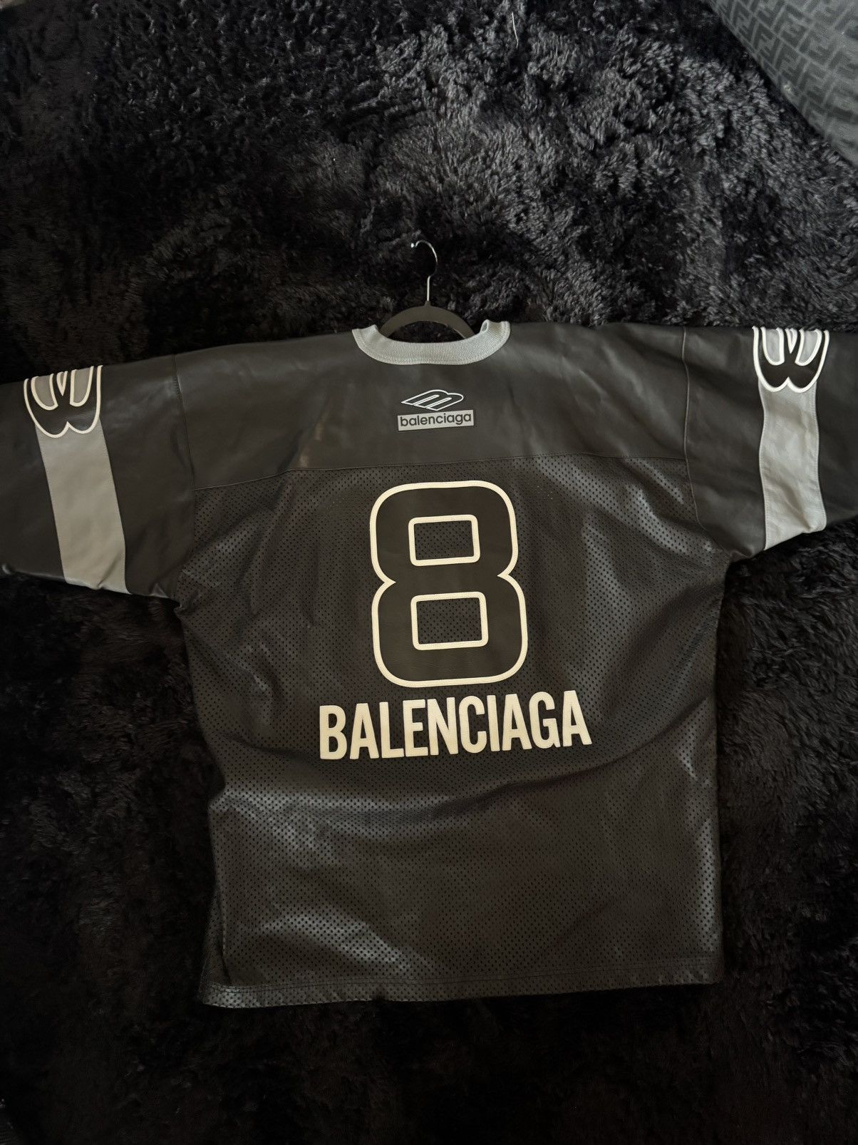 Balenciaga Balenciaga mens Leather Jersey size L Size US L / EU 52-54 / 3 - 1 Thumbnail