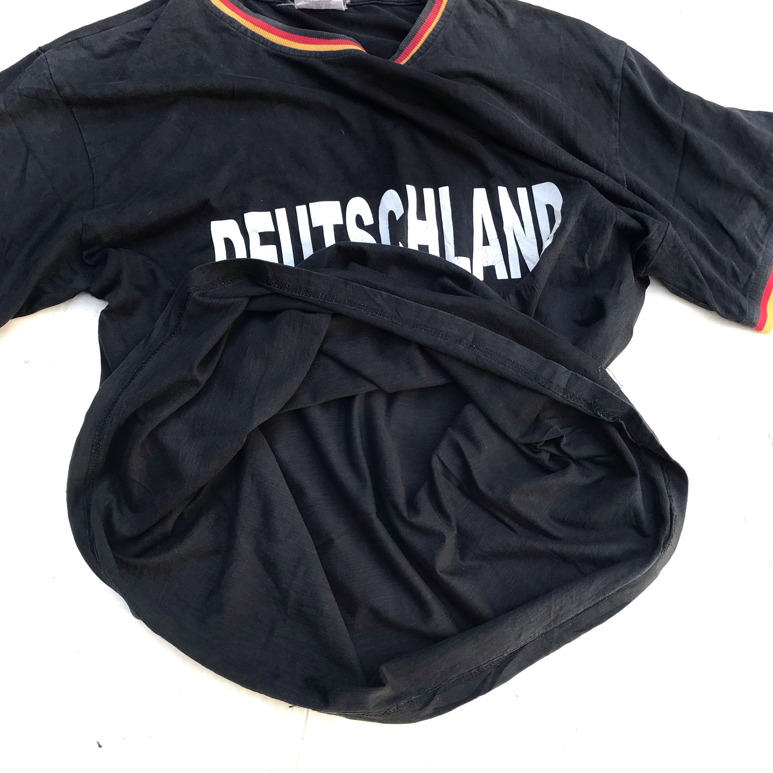 Vintage Vintage germany Deutschland Ringer Black Tshirt Tee Size US L / EU 52-54 / 3 - 5 Thumbnail