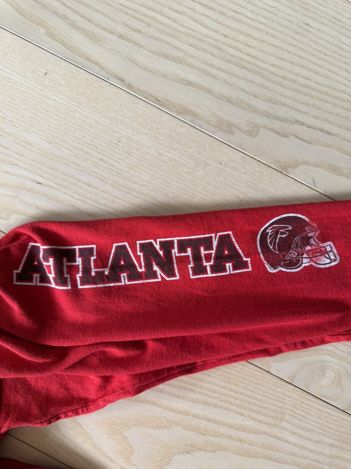 NFL Vintage Atlanta Falcons NFL Long Sleeve Tee Y2K Red Size US L / EU 52-54 / 3 - 3 Thumbnail