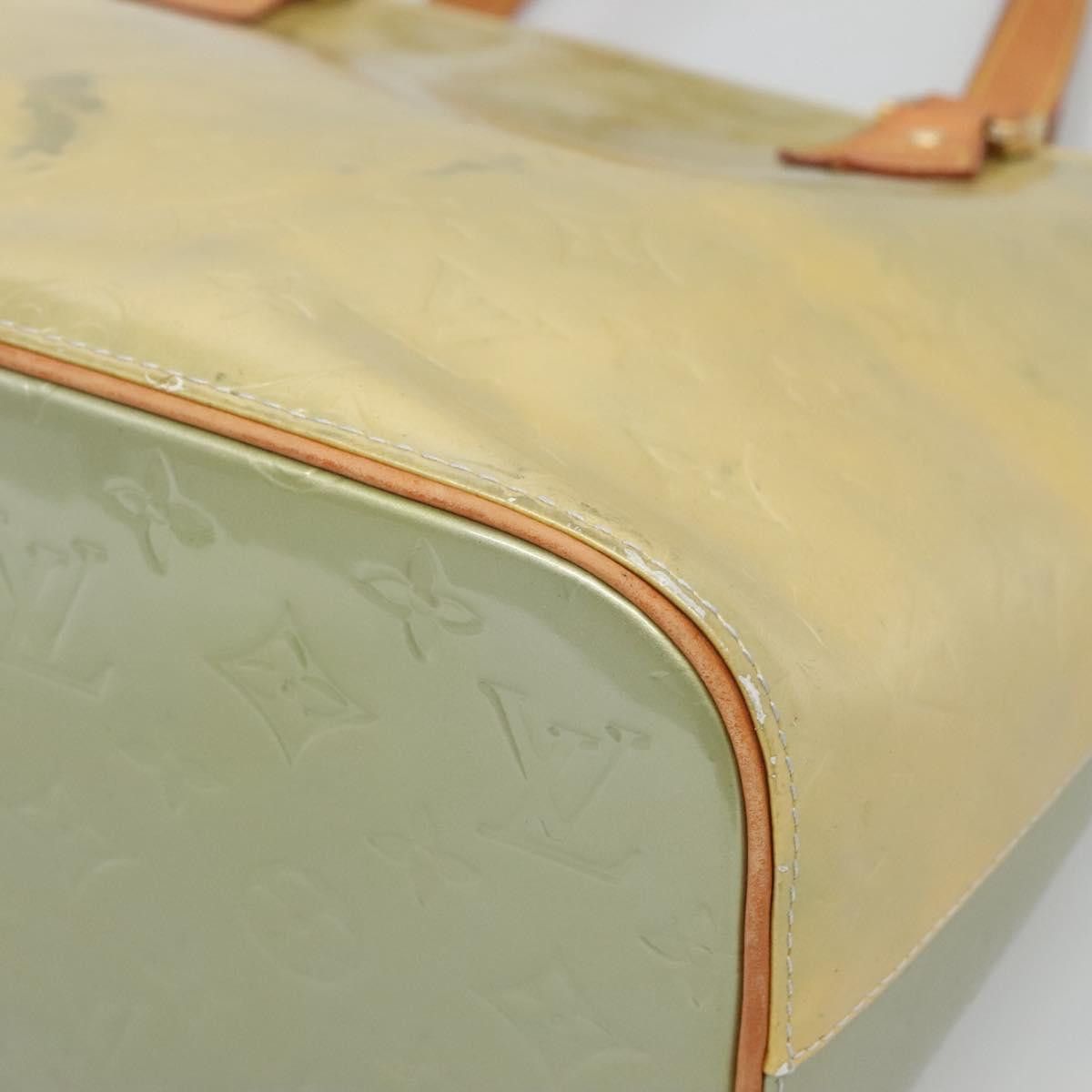 Louis Vuitton LOUIS VUITTON Monogram Vernis Houston Hand Bag Gris M91053 Size ONE SIZE - 9 Thumbnail