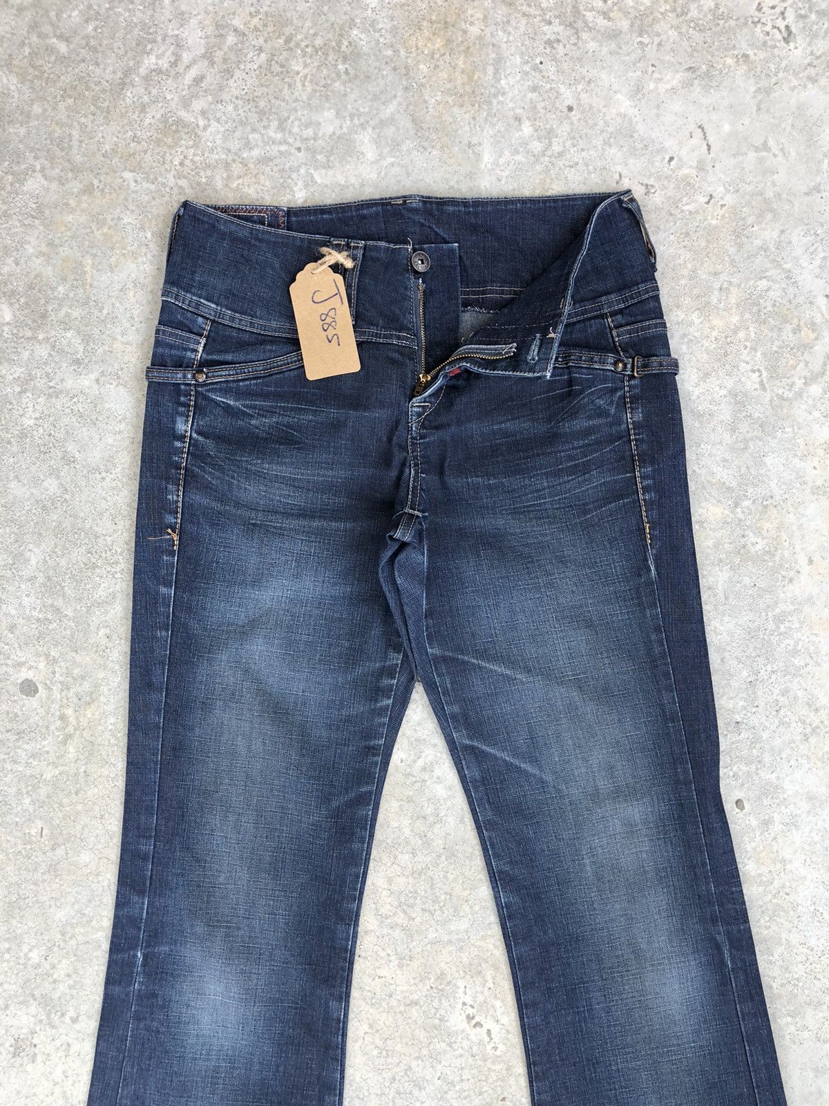 Marithe + Francois Girbaud Marithe Francois Girbaud Flared Jeans Distressed Jeans Size US 29 - 3 Thumbnail