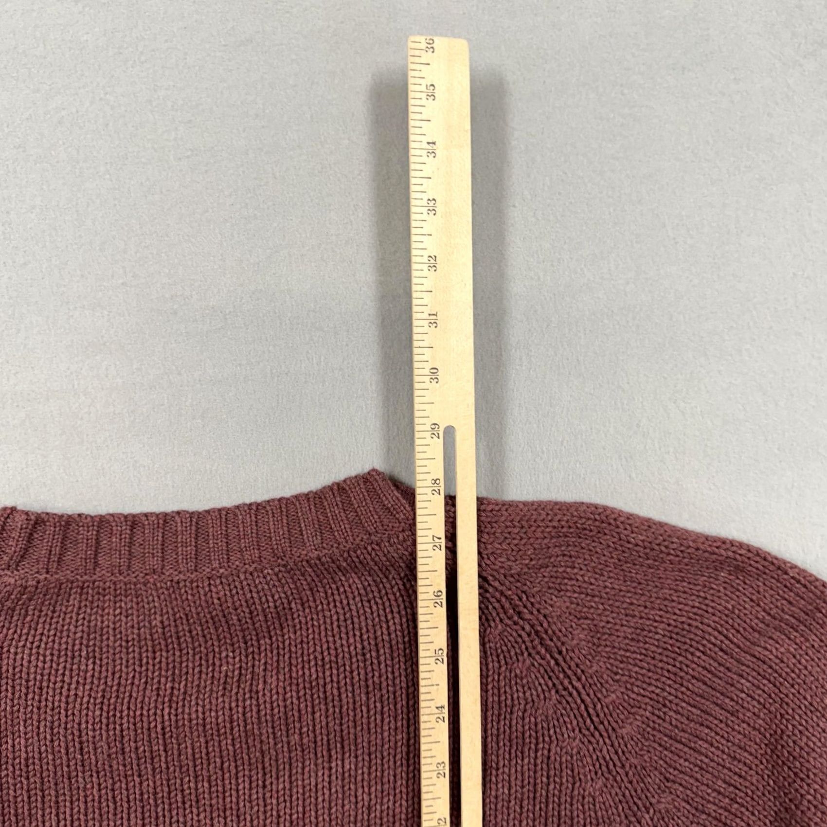 Vintage J. Peterman Company Sweater Mens 2XL Pink Crewneck Cotton Knit Pullover Size US XXL / EU 58 / 5 - 6 Thumbnail