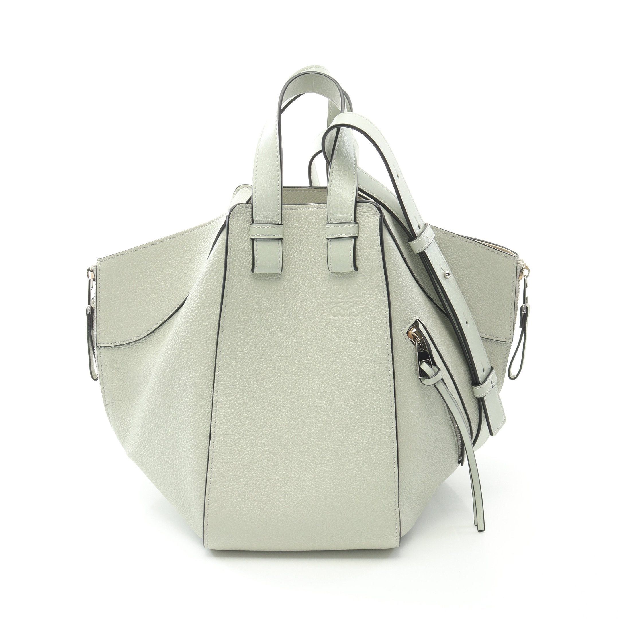 Loewe Loewe Hammock Small Handbag Leather Light Green Size ONE SIZE - 1 Thumbnail