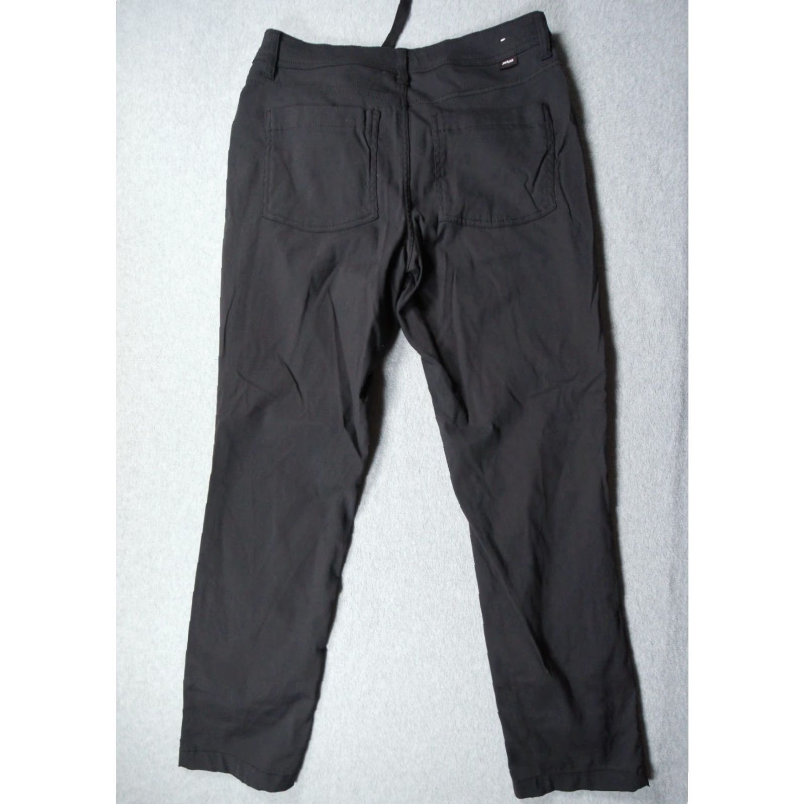 Prana Prana Pants Womens 6 Black Mid Rise Outdoors Hike Camp Regular 30 In Inseam Chino Nylon Spandex Logo Solid Stretch Casual Travel Shirt? Size 28" / US 6 / IT 42 - 5 Thumbnail