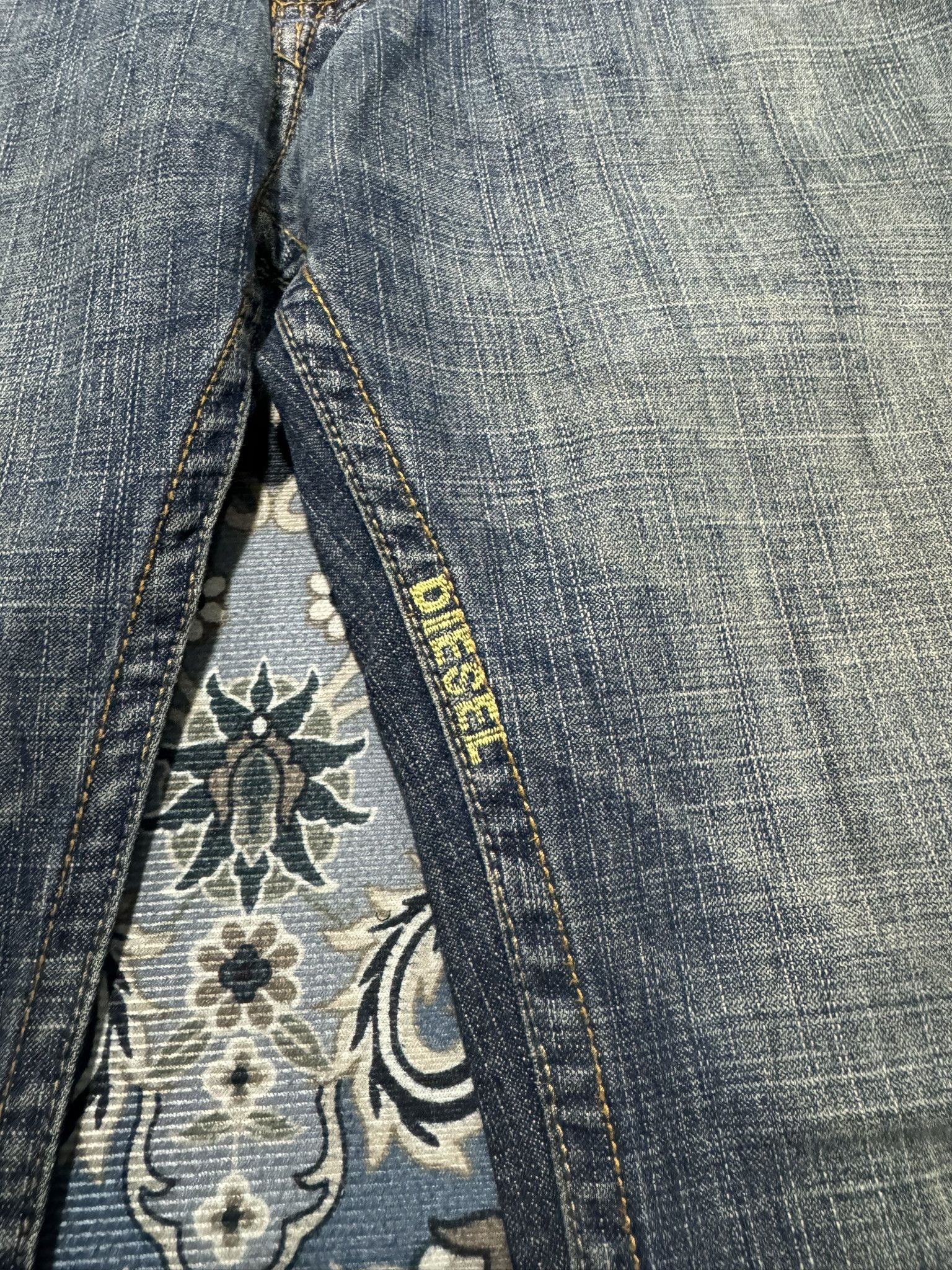 Diesel × Vintage Vintage Diesel Industry Model Slammer Distressed Jeans Size US 32 / EU 48 - 6 Thumbnail