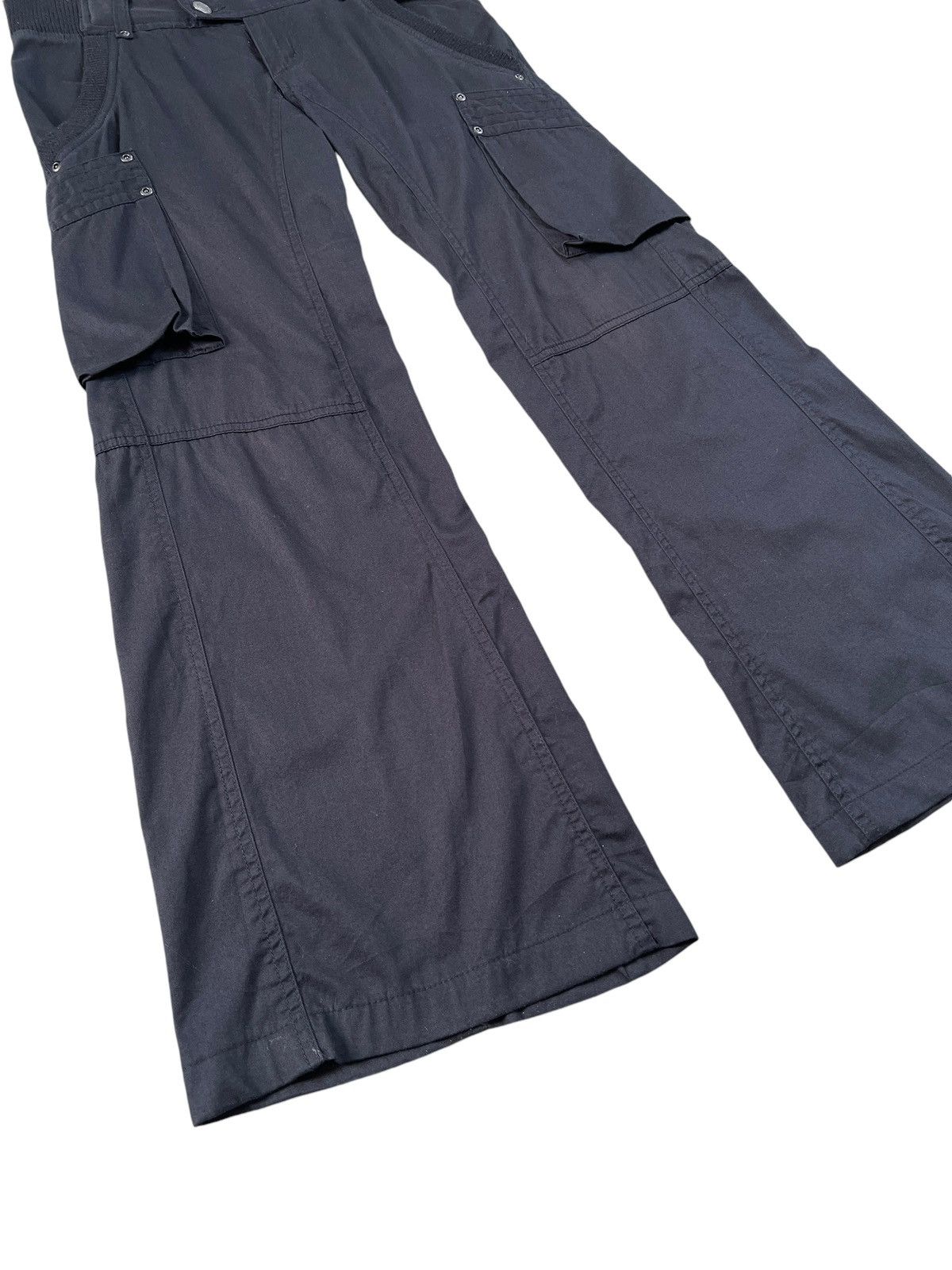 Japanese Brand Rei Firenze 🇯🇵 Flare Cargo Pants GOA Inspired Size 32" / US 10 / IT 46 - 4 Thumbnail