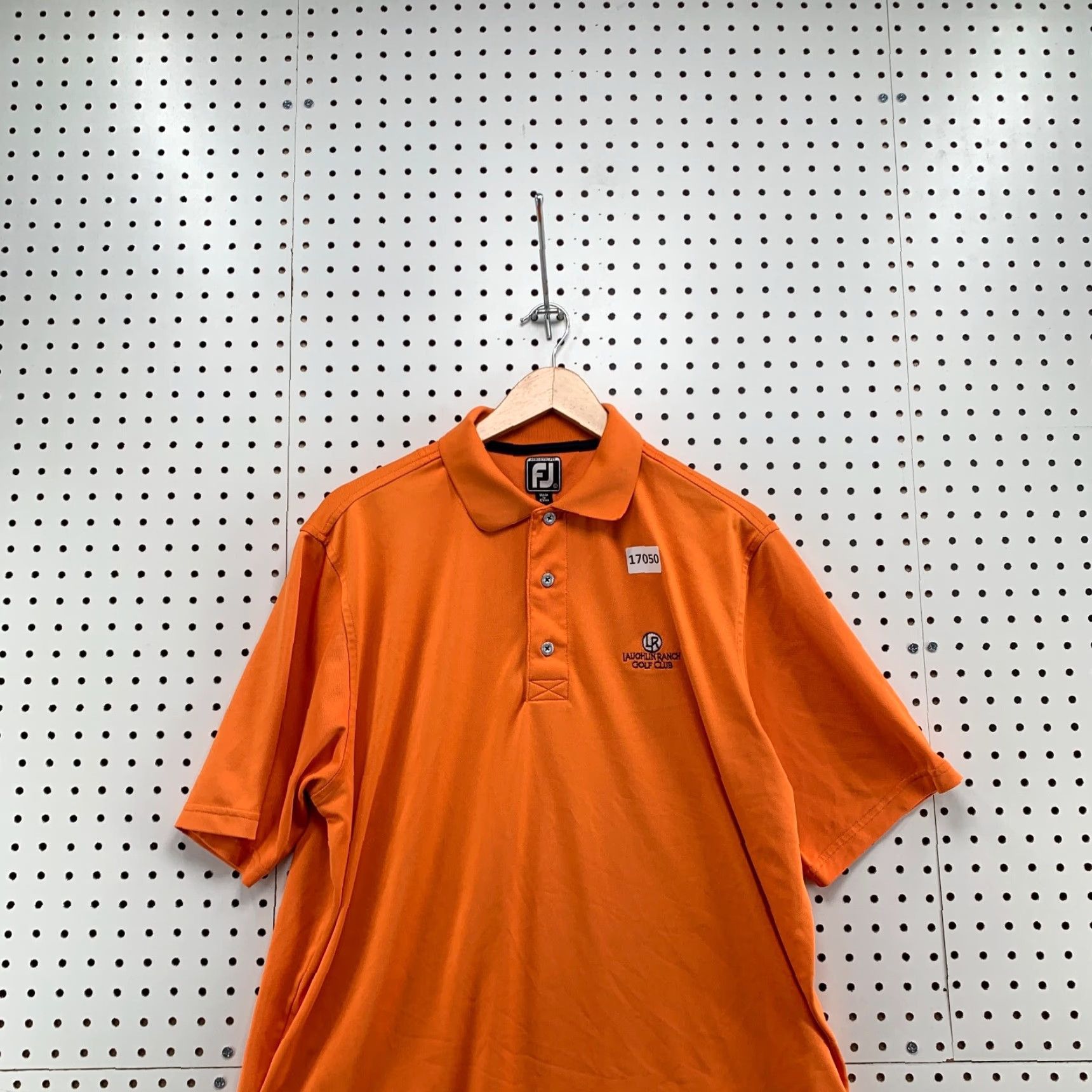 Footjoy FootJoy Shirt Adult Mens Large Orange Short Sleeve Golf Shirt Mens Size US L / EU 52-54 / 3 - 2 Thumbnail