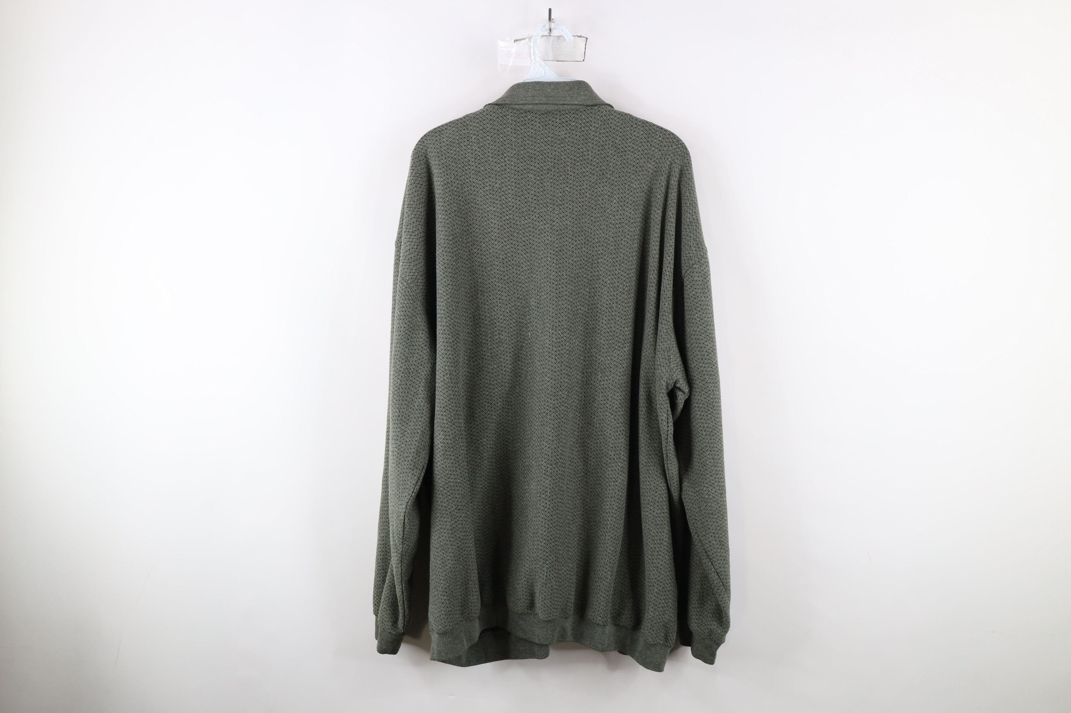 Vintage Vintage 90s Streetwear Collared Pullover Long Sleeve Polo Size US XXL / EU 58 / 5 - 10 Thumbnail