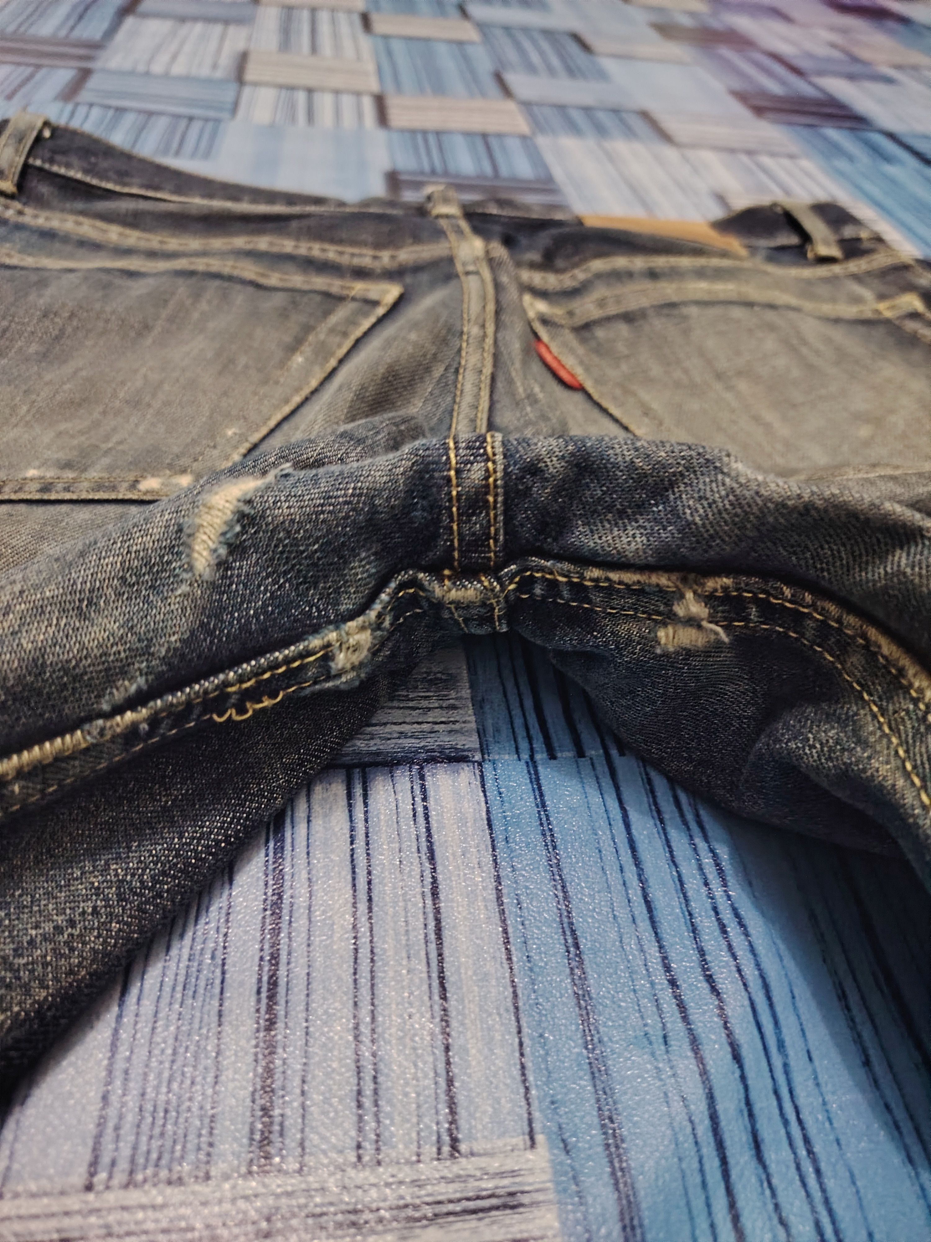 Who Decides War Japanese Trans Continents Distressed Jeans Size US 32 / EU 48 - 18 Thumbnail