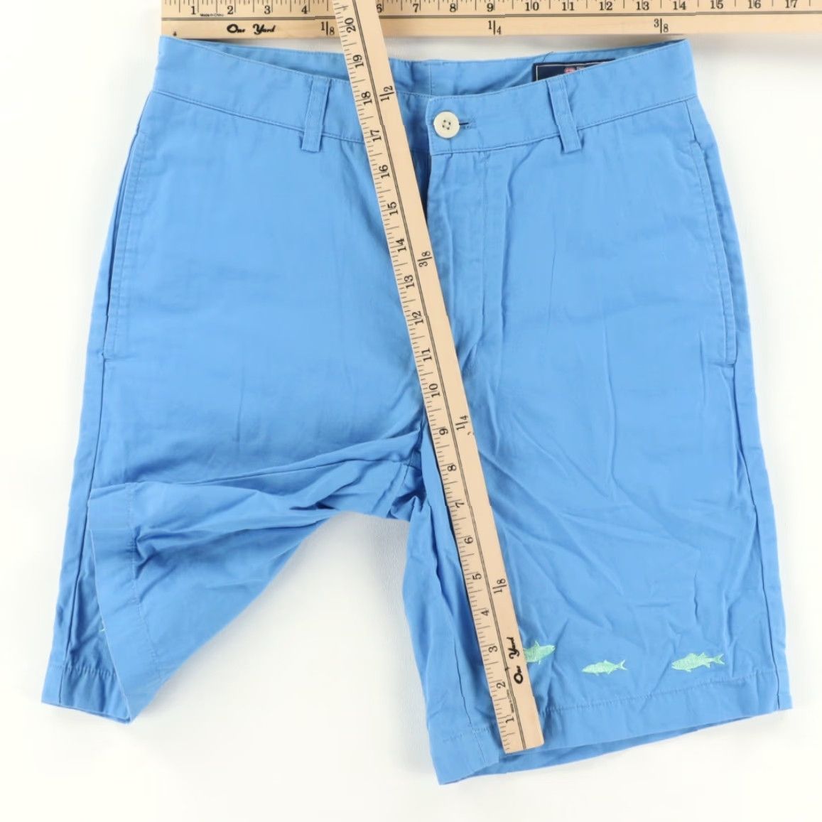 Vineyard Vines Vineyard Vines Tuna School Club Cotton Khaki Chino Shorts Blue Men's 28 Size US 28 / EU 44 - 3 Thumbnail