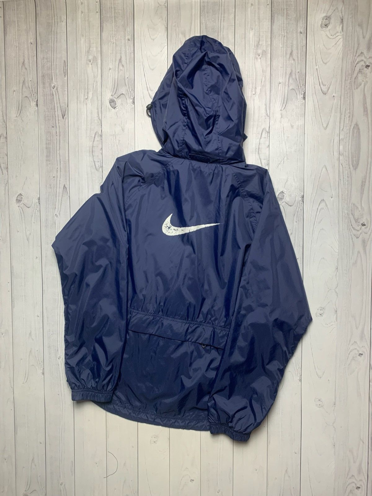 Nike × Vintage Vintage Nike light jacket size S navy logo Size US S / EU 44-46 / 1 - 3 Thumbnail