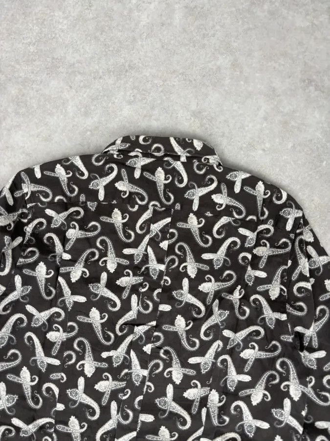 Dolce & Gabbana 2010s Dolce & Gabbana Brown Paisley Shirt Size US L / EU 52-54 / 3 - 4 Thumbnail