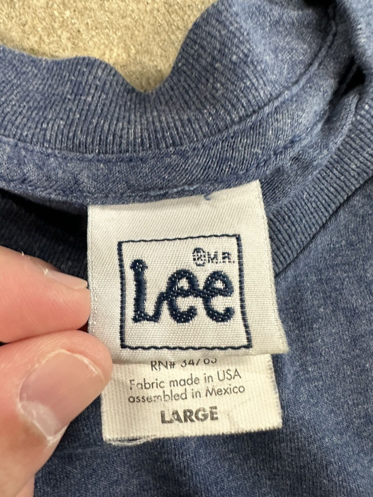 Lee × Vintage Vintage 90s Lee Buddy Lee’s Navy Blue Long Sleeve Size US L / EU 52-54 / 3 - 8 Thumbnail