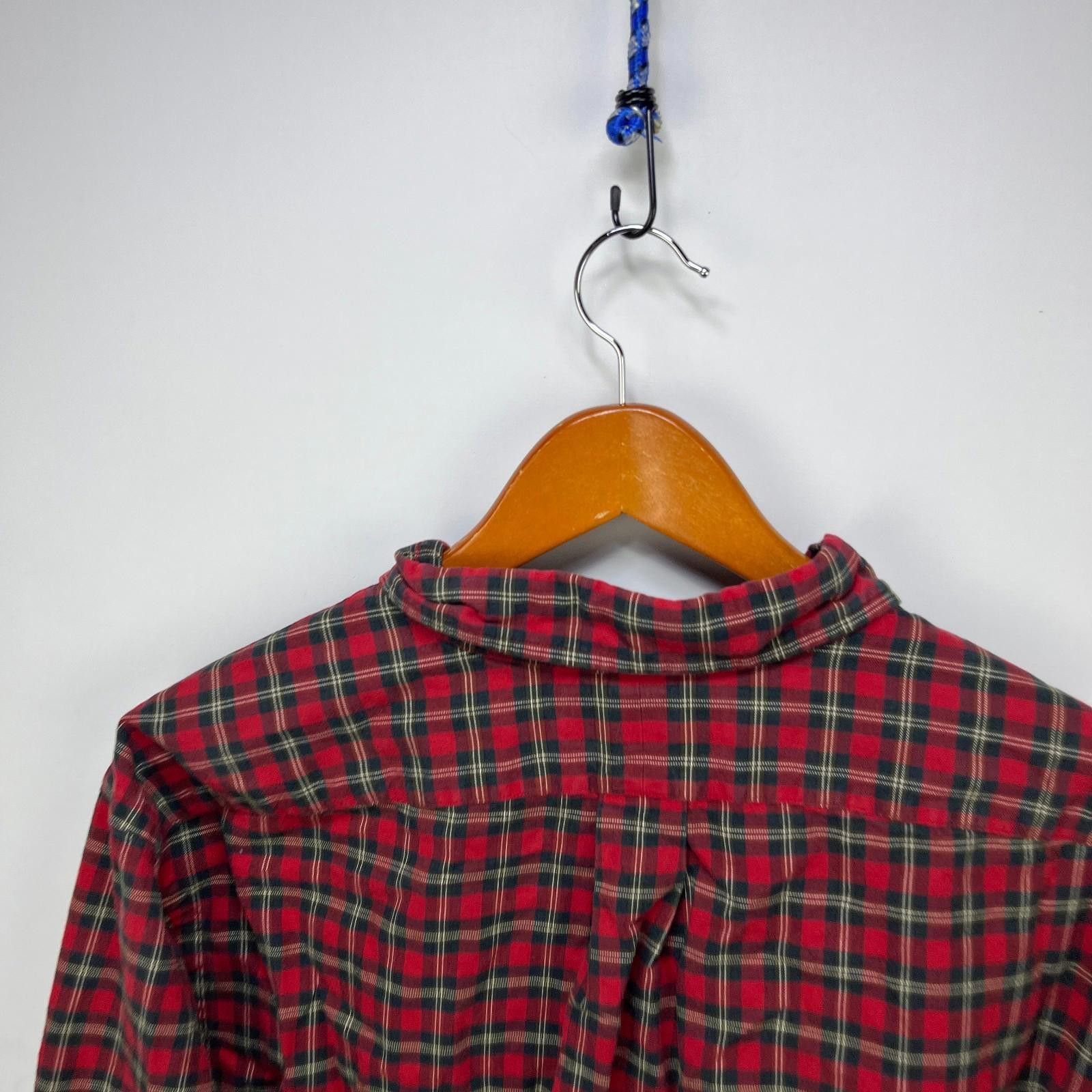 Polo Ralph Lauren Vintage Polo Ralph Lauren Pony Plaid Red Button-Up Shirt XL Size US XL / EU 56 / 4 - 9 Thumbnail