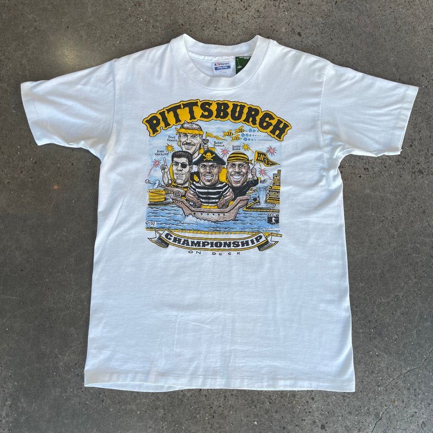 MLB × Vintage Vintage Pittsburgh Pirates Championship On Deck Tee Size US L / EU 52-54 / 3 - 2 Thumbnail
