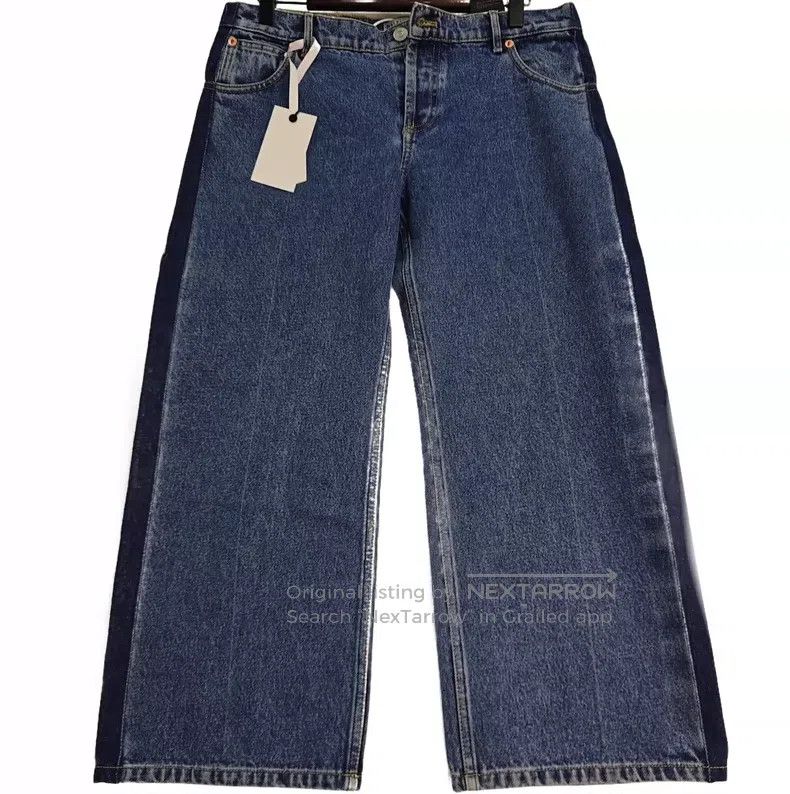 Balenciaga Color Block Denim Pants Size 38