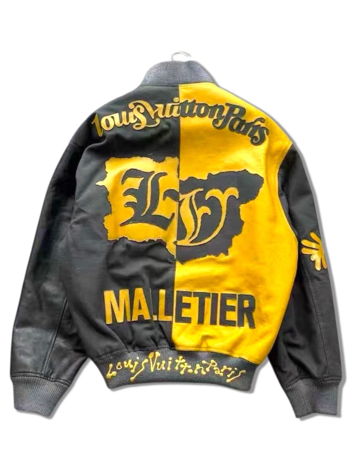 Louis Vuitton Louis Vuitton 54 Mix Canvas Leather Bomber Jacket Size US L / EU 52-54 / 3 - 2 Thumbnail