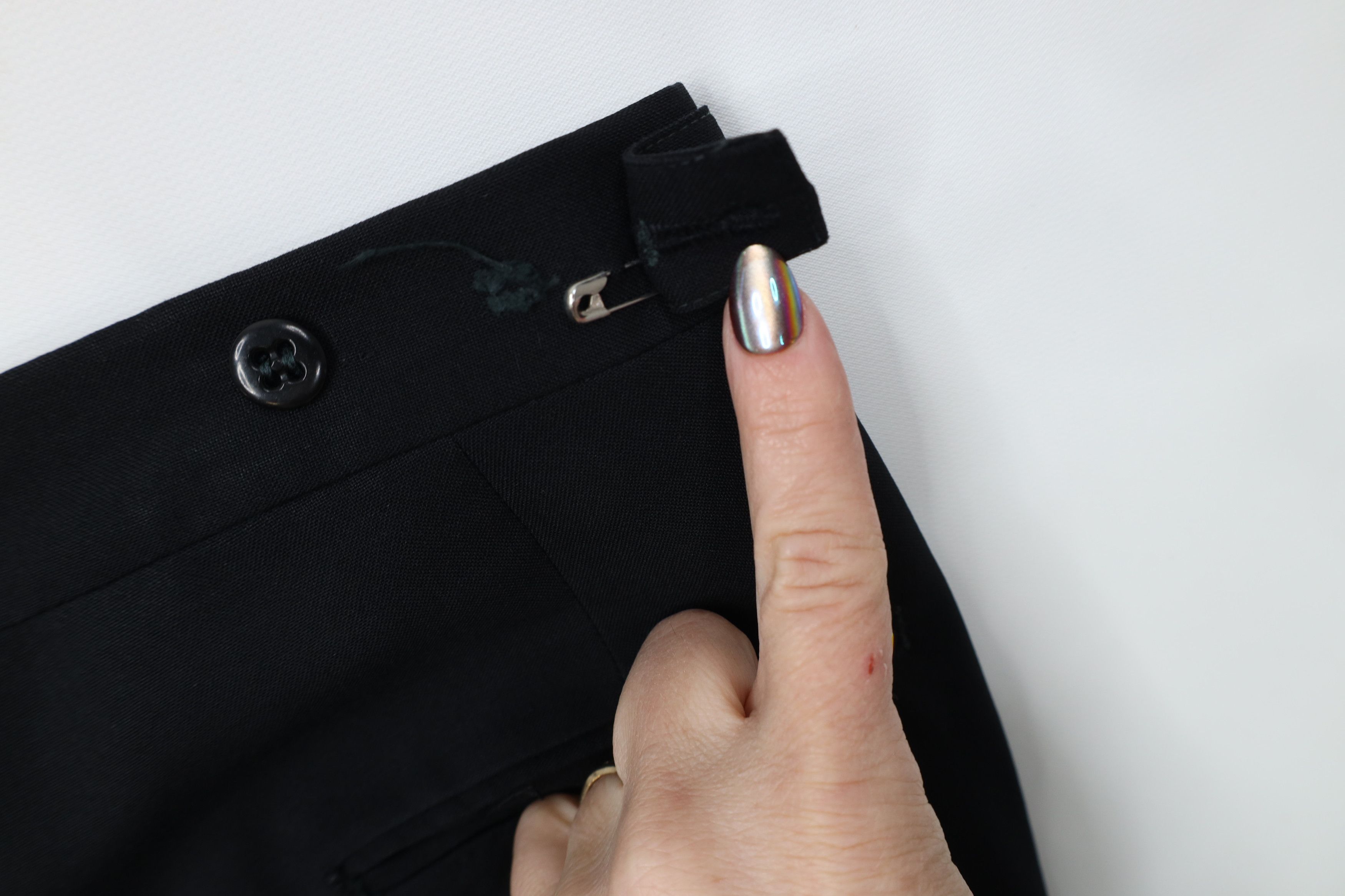 Vintage Vintage 50s 60s Flared Rayon Gabardine Wool Tuxedo Pants USA Size US 34 / EU 50 - 16 Thumbnail