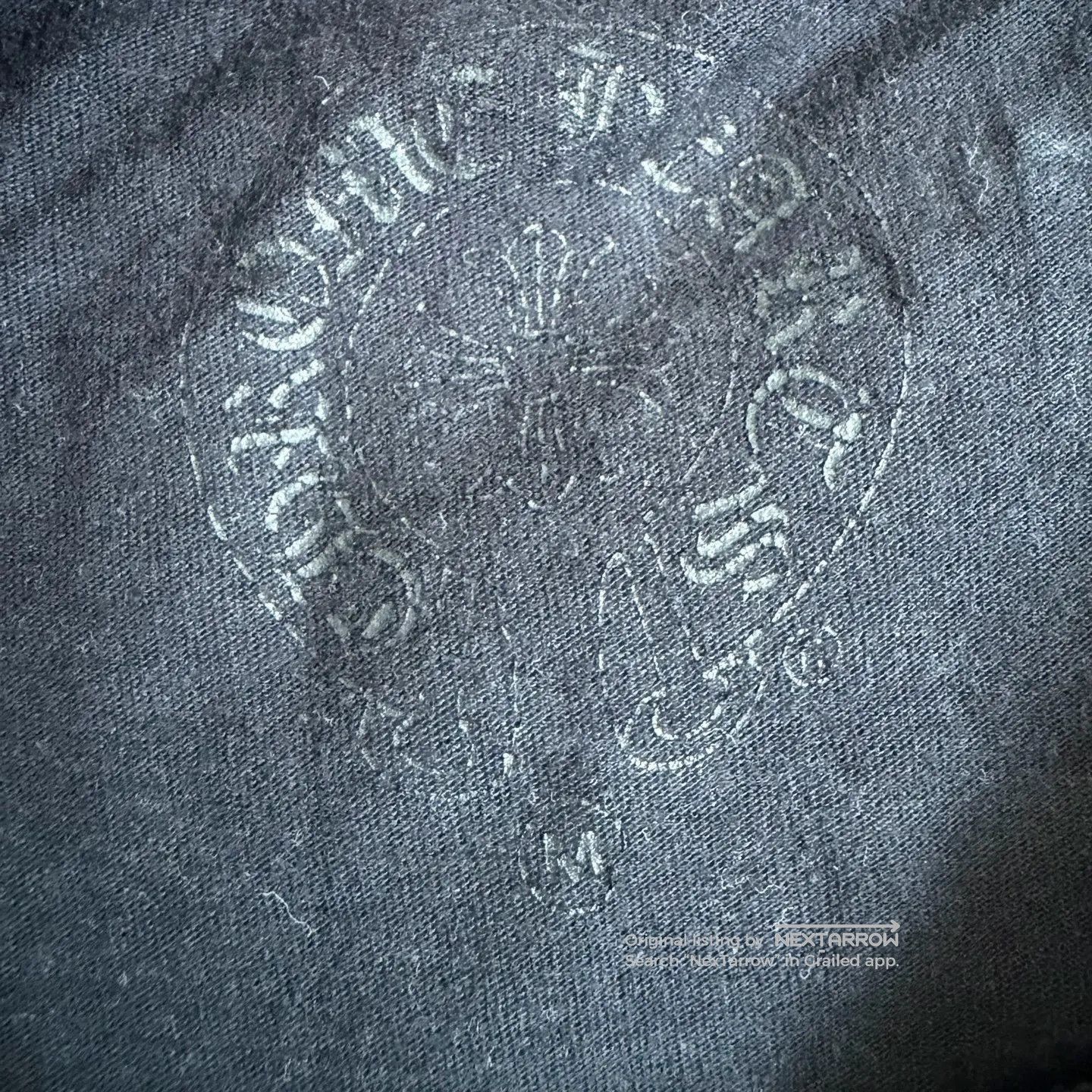 Chrome Hearts Black Malibu Cross Sword Floral Tee M 99new, Men's — image 3 of 6