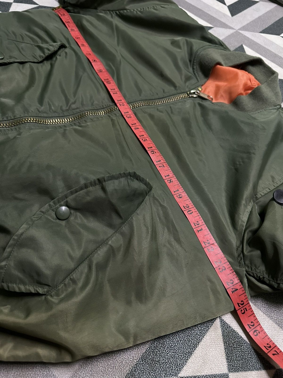 Other US air force type ma-1 reversible bomber jacket Size US M / EU 48-50 / 2 - 12 Thumbnail