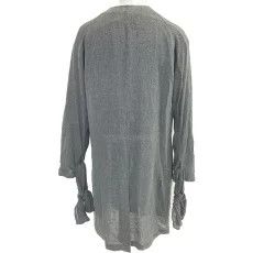 Yohji Yamamoto Yohji Yamamoto Pour Homme Soft Tweed Asymmetrical Coat Size US L / EU 52-54 / 3 - 3 Thumbnail