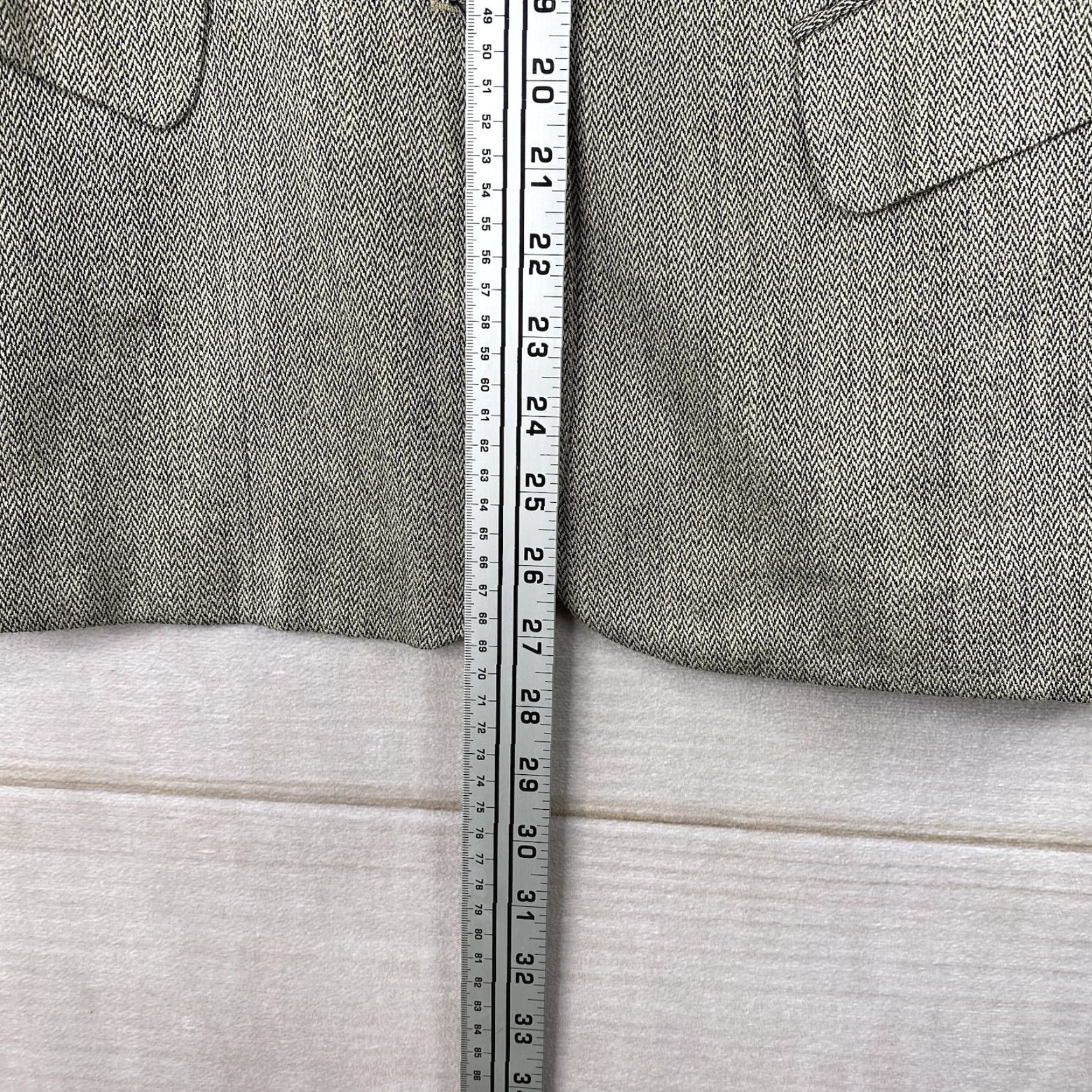 Ralph Lauren VINTAGE Lauren Ralph Lauren Blazer Womens 8 Blue Herringbone Tweed USA Equestrian Riding Size M / US 6-8 / IT 42-44 - 7 Thumbnail