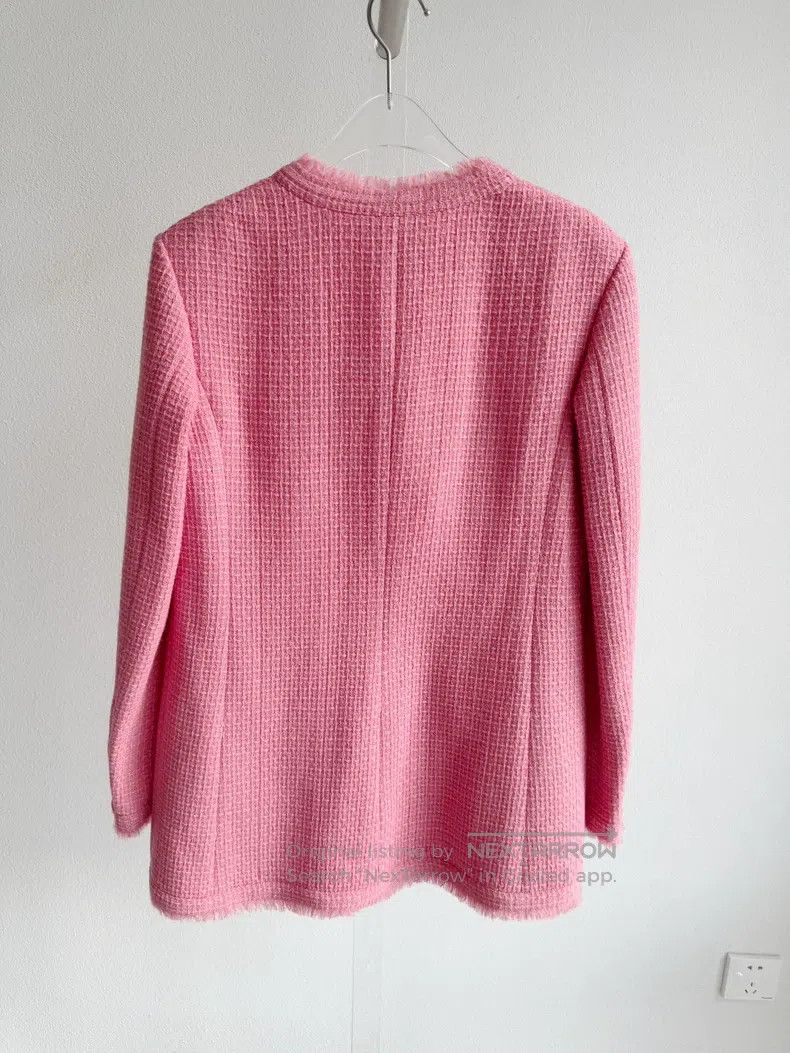 Chanel Chanel 20A Handicraft Workshop Pink Coat Size XS / US 0-2 / IT 36-38 - 4 Thumbnail