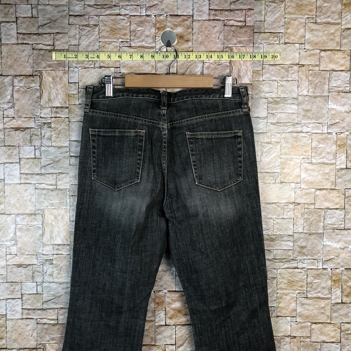 Japanese Brand Uniqlo japan Black ripped Distressed Denim Pants #A1012 Size US 28 / EU 44 - 16 Thumbnail