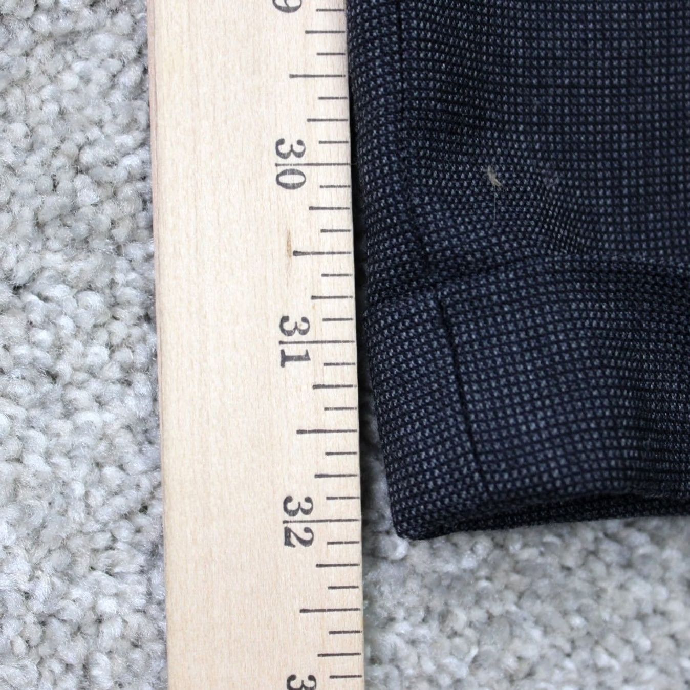 Joseph Joseph & Feiss International Trio Pants Mens 40x32 Gray Pleated Wool Cuffed Dress Pants Regular Straight 100% Wool Preppy Vintage: No Size US 40 / EU 56 - 4 Thumbnail