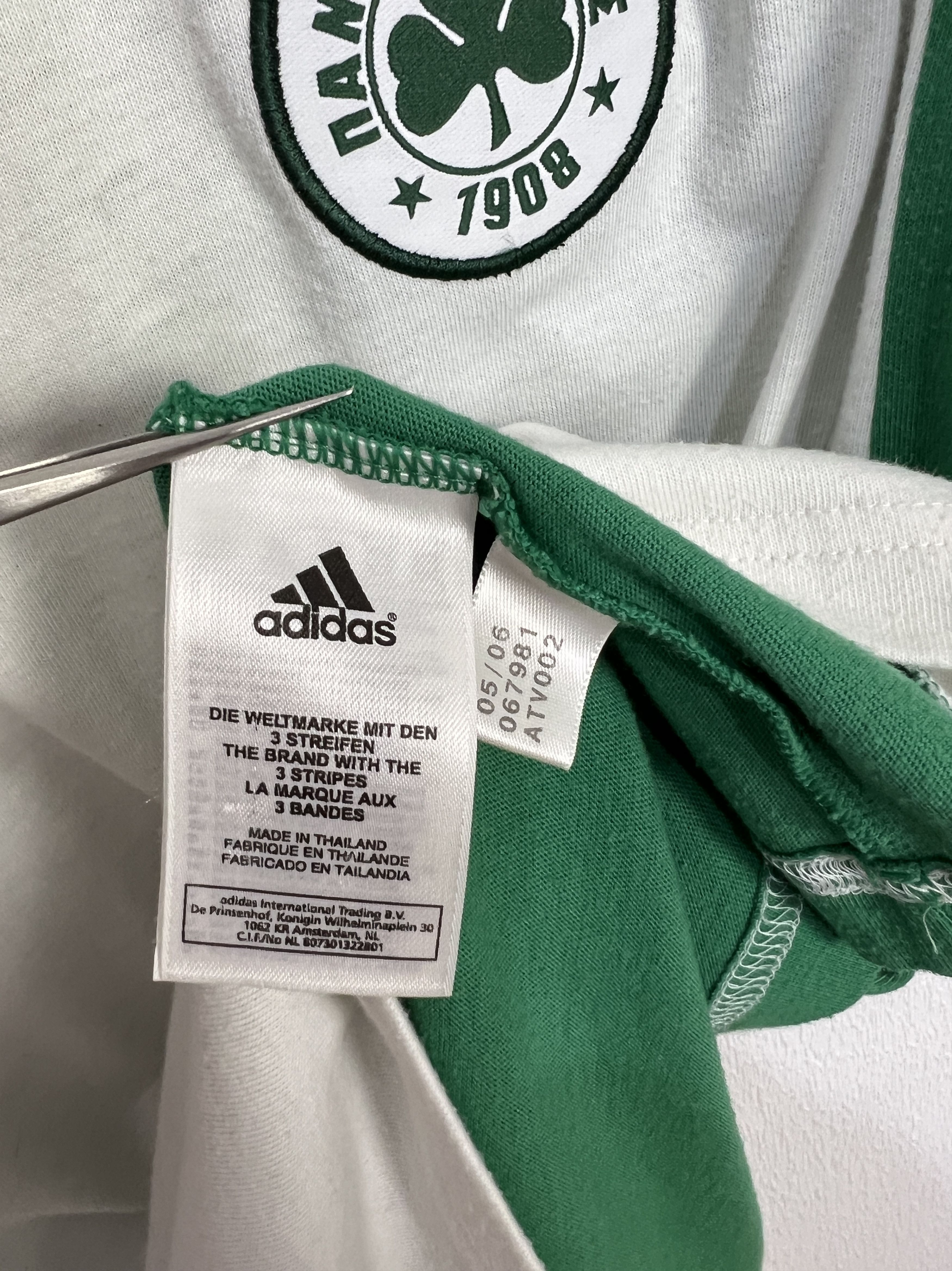 Adidas Panathinaikos Football Shirt 2006 Train Jersey Soccer Trikot Size US M / EU 48-50 / 2 - 7 Thumbnail