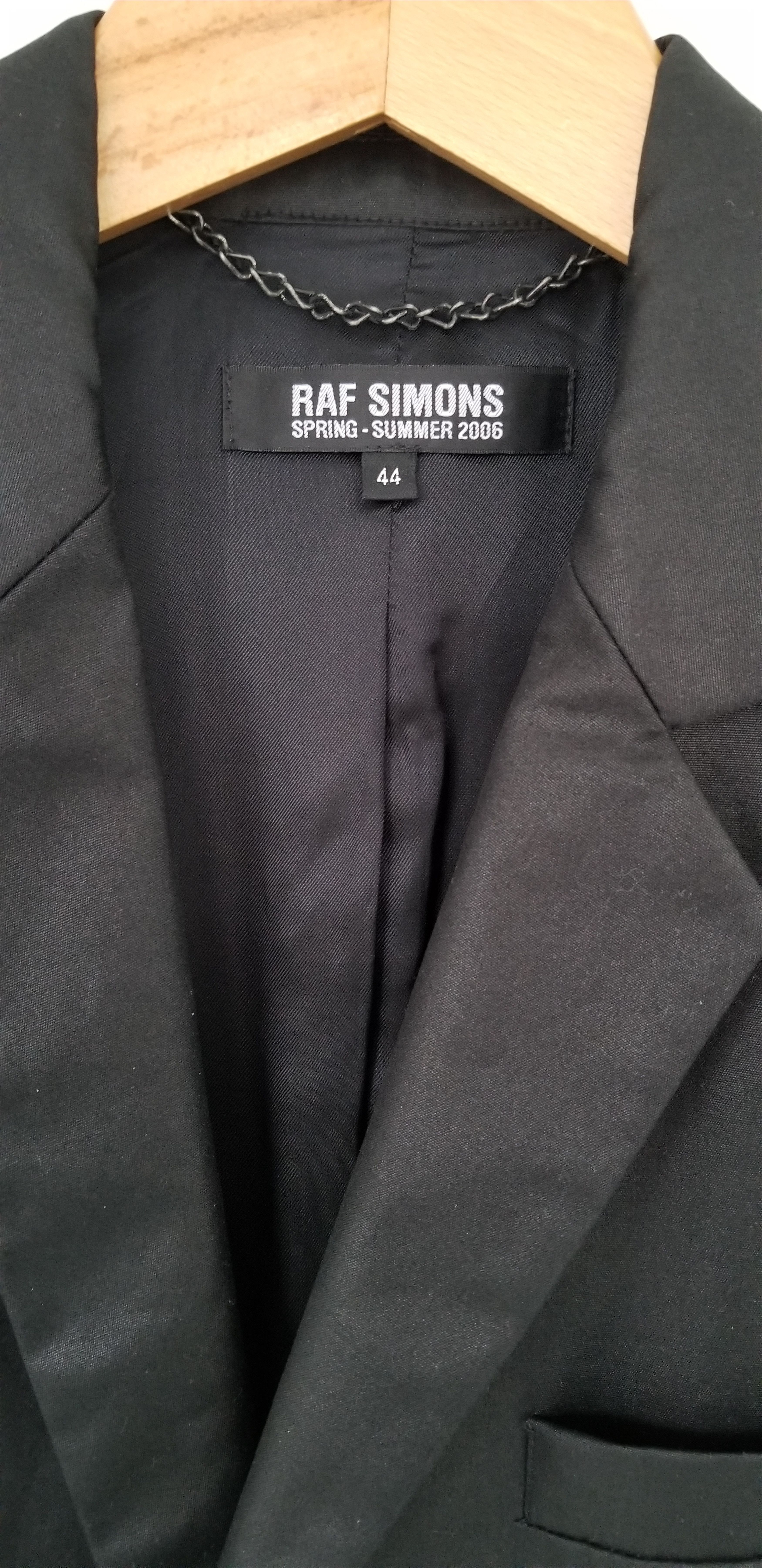 Raf Simons Raf Simons Sateen Black Suit Jacket Blazer 44 XS Size 34R - 5 Thumbnail