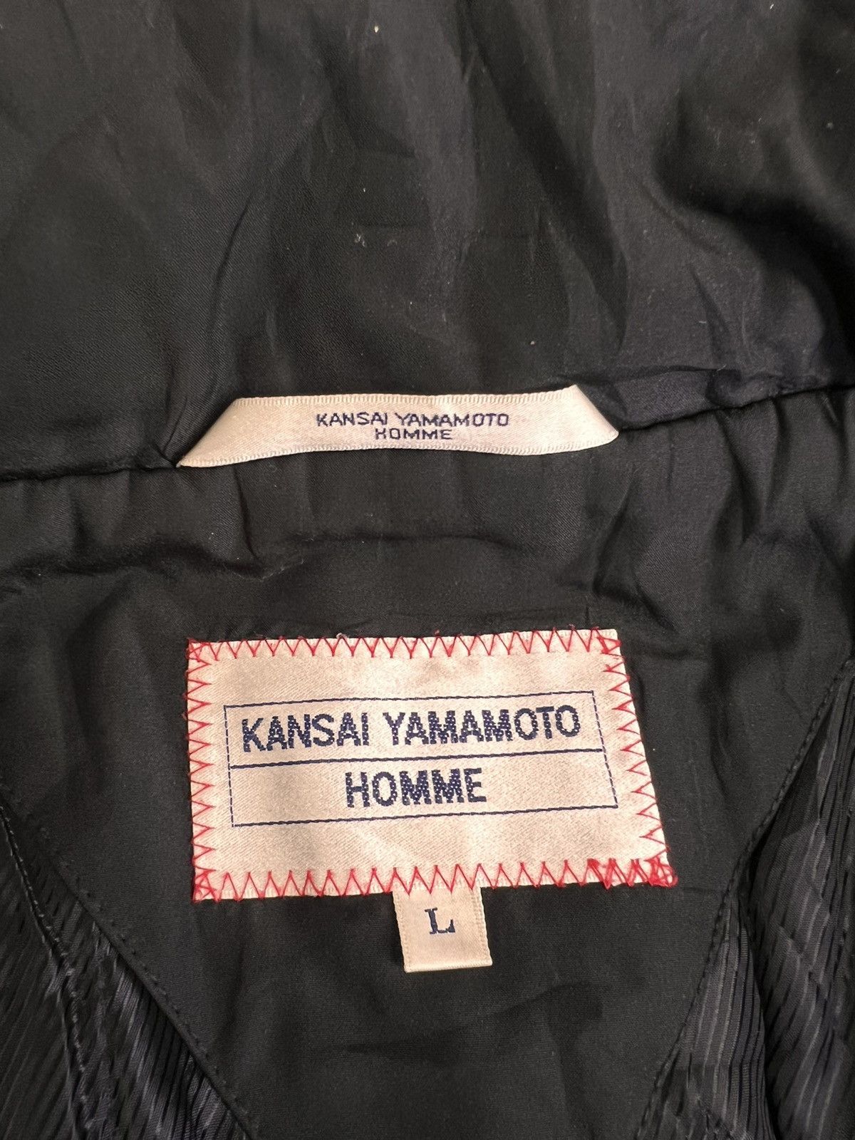 Designer × Japanese Brand × Kansai Yamamoto Kansai Yamamoto Zipper Jacket Size US L / EU 52-54 / 3 - 6 Thumbnail