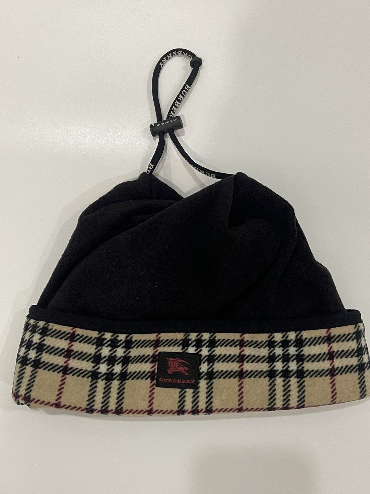 Burberry Burberry Check Cashmere belnd Beanie Size ONE SIZE - 1 Thumbnail