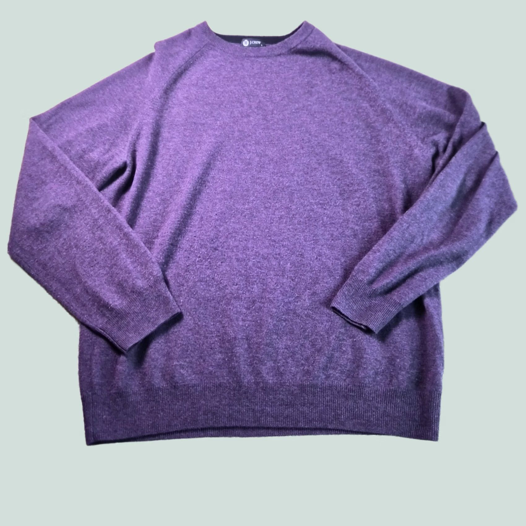 J.Crew J.CREW Mens Sweater - Large Purple Merino Wool Pullover - Size - Classic Size US L / EU 52-54 / 3 - 1 Thumbnail