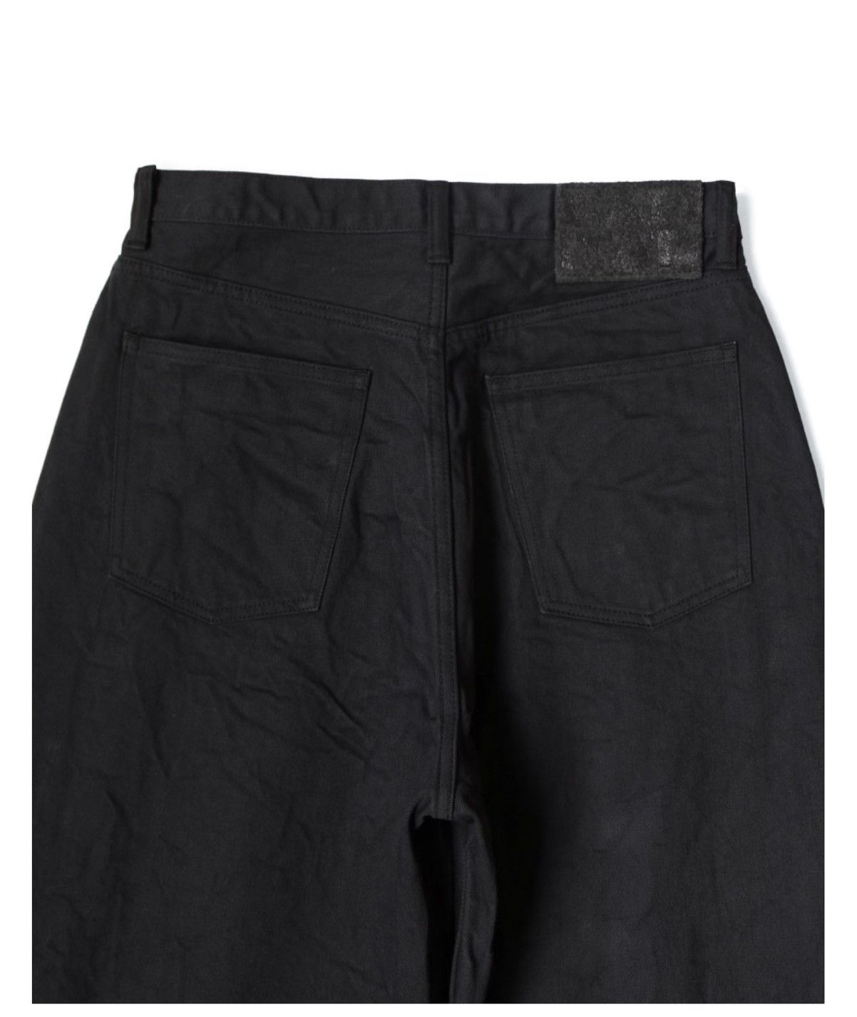 Kapital 14oz Black x Black Denim Club Baggy 5-Pocket Pants Size US 32 / EU 48 - 13 Thumbnail