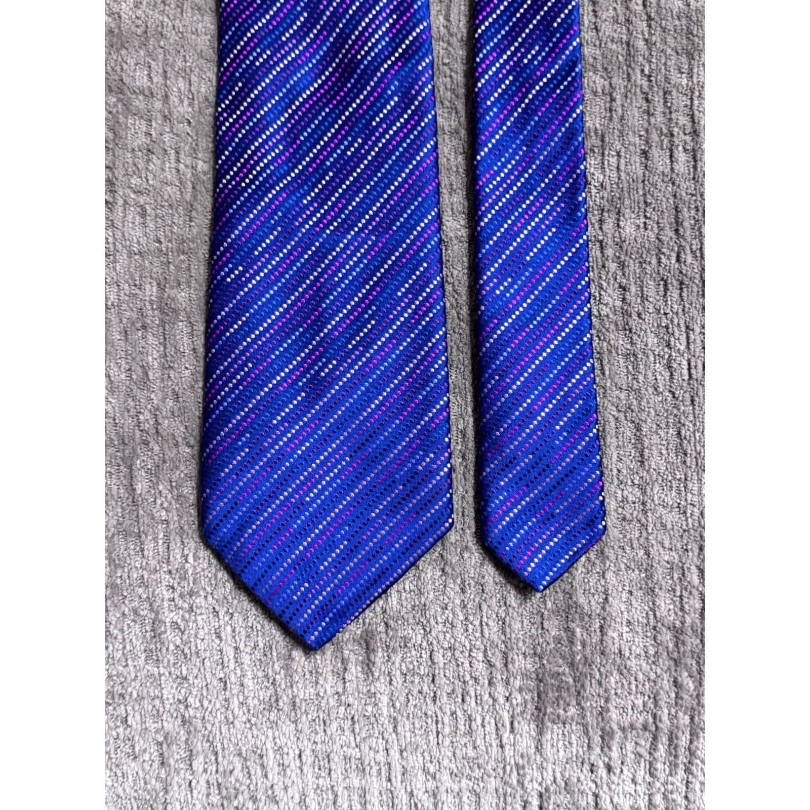 Pinko MINT Thomas Pink Colorful Mens Silk Necktie Tie Size ONE SIZE - 6 Thumbnail
