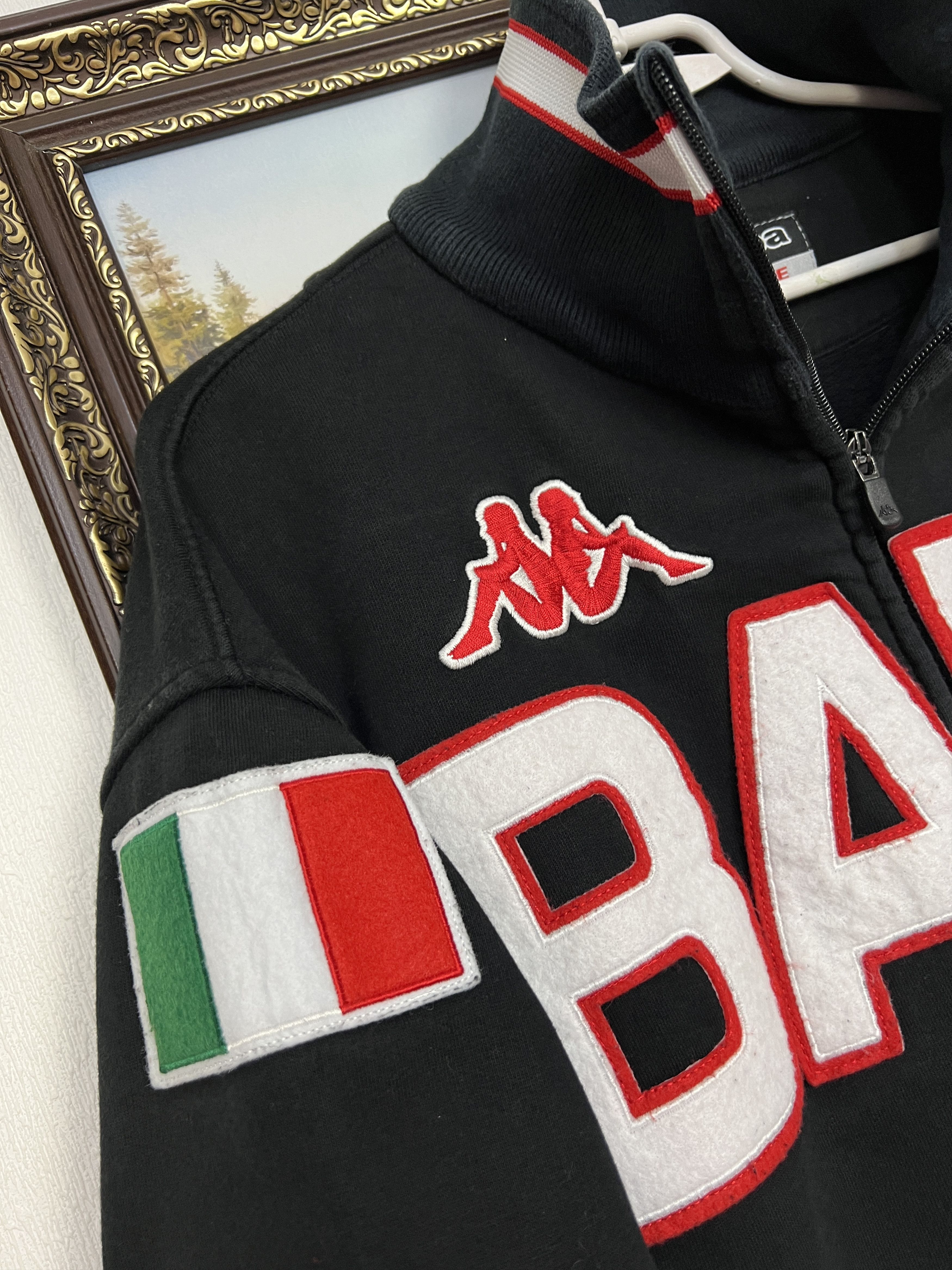 Kappa Vintage Kappa Bari Football Jacket Soccer Track Top Zip Rare Size US XL / EU 56 / 4 - 6 Thumbnail