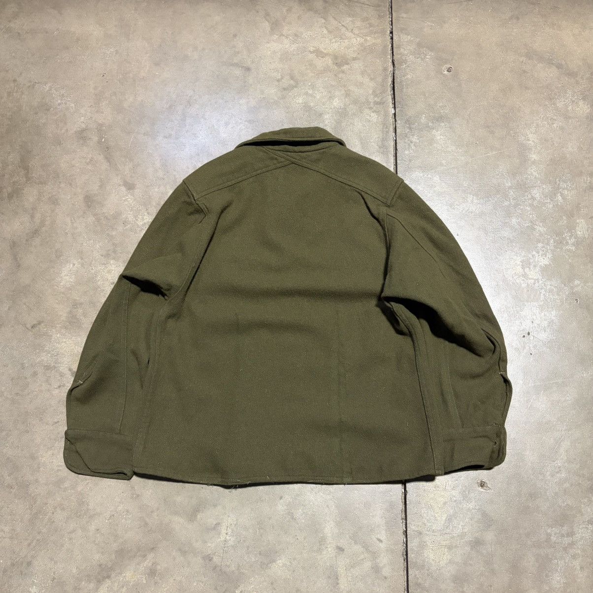 Vintage Vintage Wool Military Shirt Jacket CPO Mackinaw Hunting 80s Size US S / EU 44-46 / 1 - 10 Thumbnail