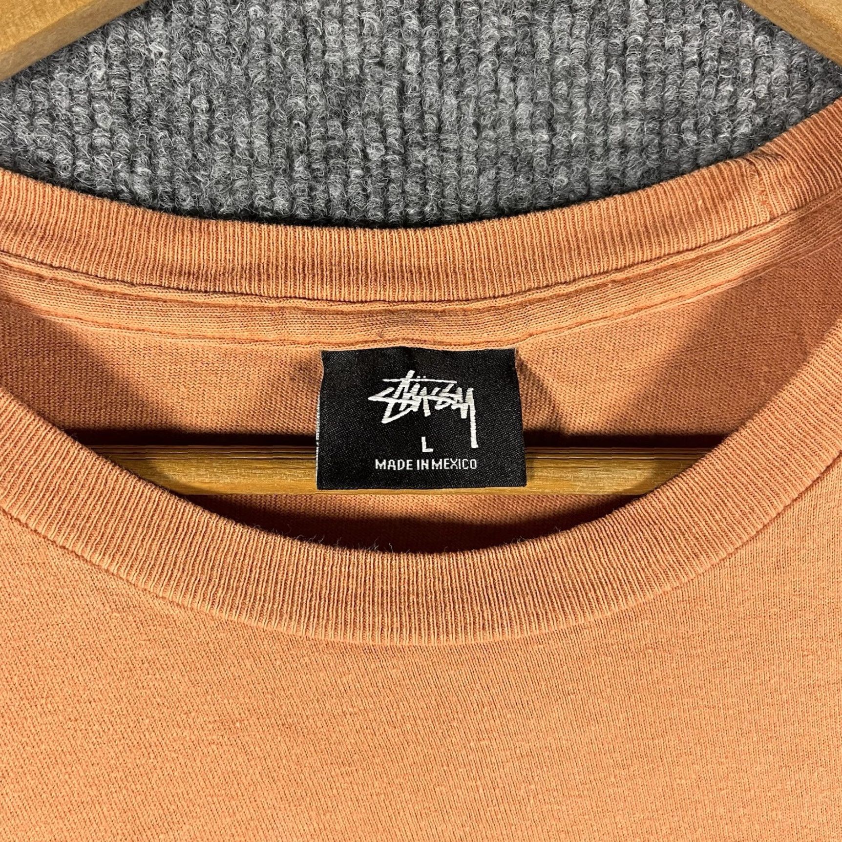 Logo 7 VINTAGE Stussy T-Shirt Shirt Mens Large Logo Flower Graphic Orange 90s Streetwear Mens Size US L / EU 52-54 / 3 - 3 Thumbnail