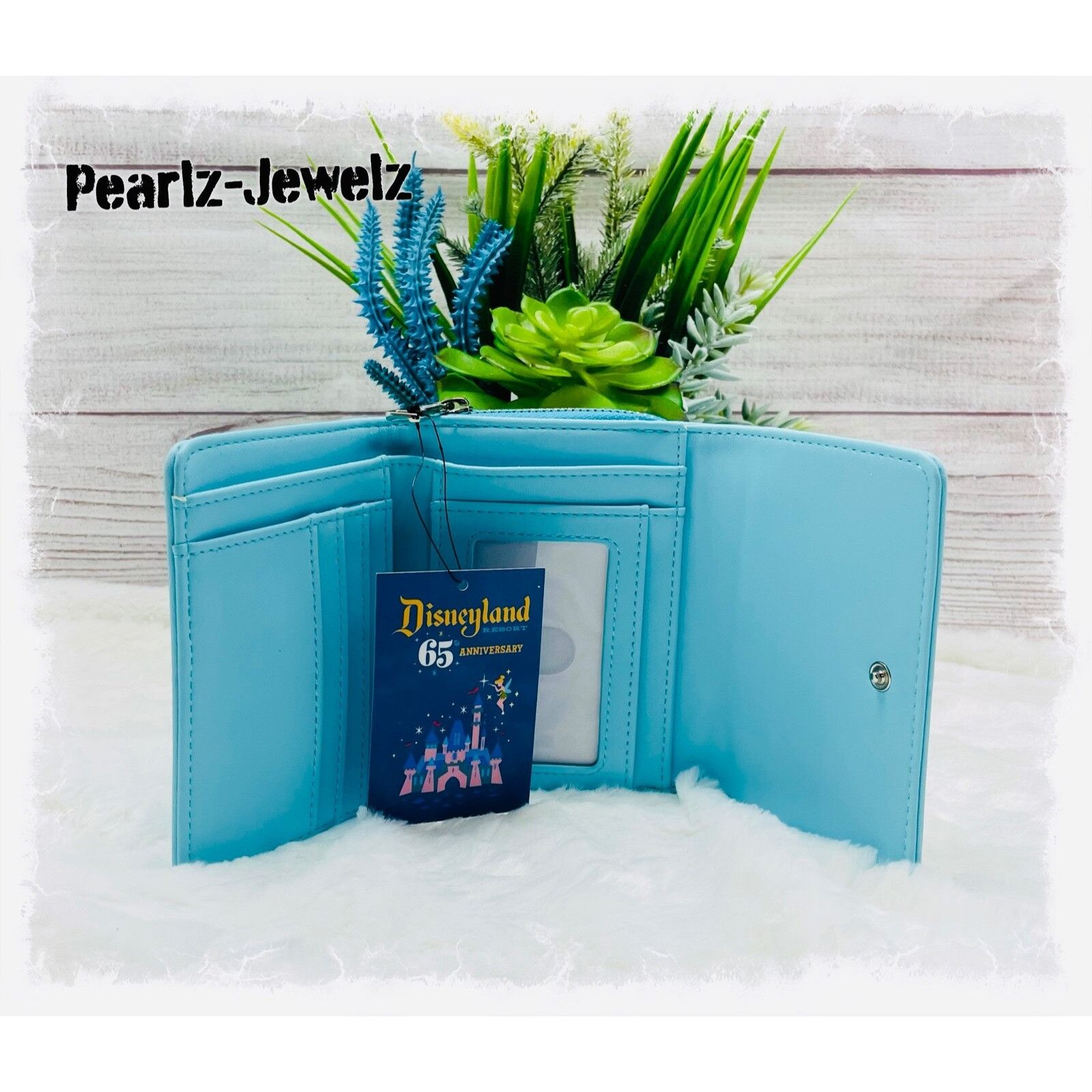 Disney Loungefly Disneyland 65th Anniversary Small Wallet - BoxLunc Size ONE SIZE - 5 Thumbnail