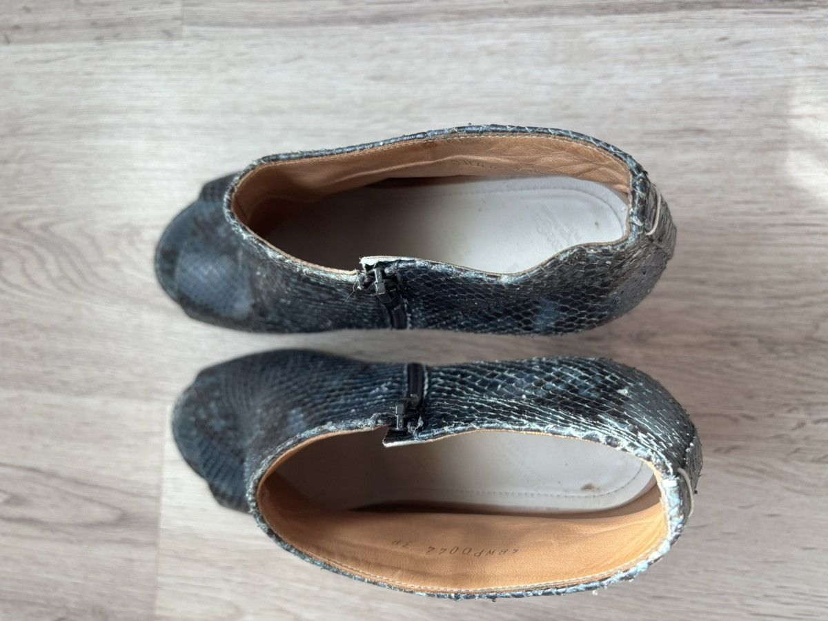 Maison Margiela Maison Martin Margiela Line 22 Snake Print Peep Toe Ankle Size US 8 / IT 38 - 24 Thumbnail