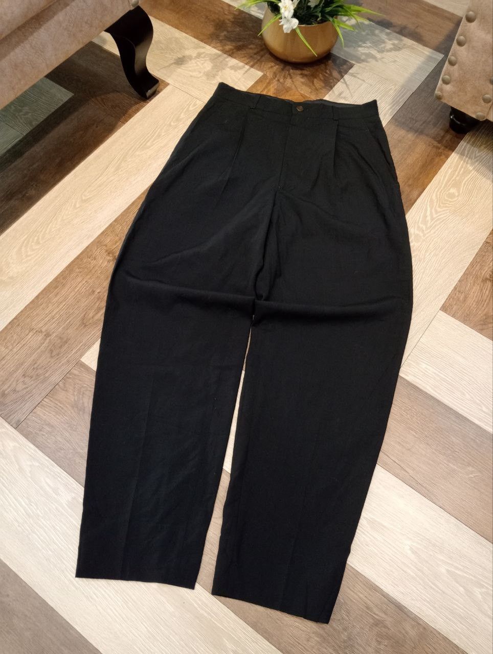 Jean Paul Gaultier VINTAGE JUNIOR GAULTIER WOOL TROUSER PANTS Size US 29 - 2 Thumbnail
