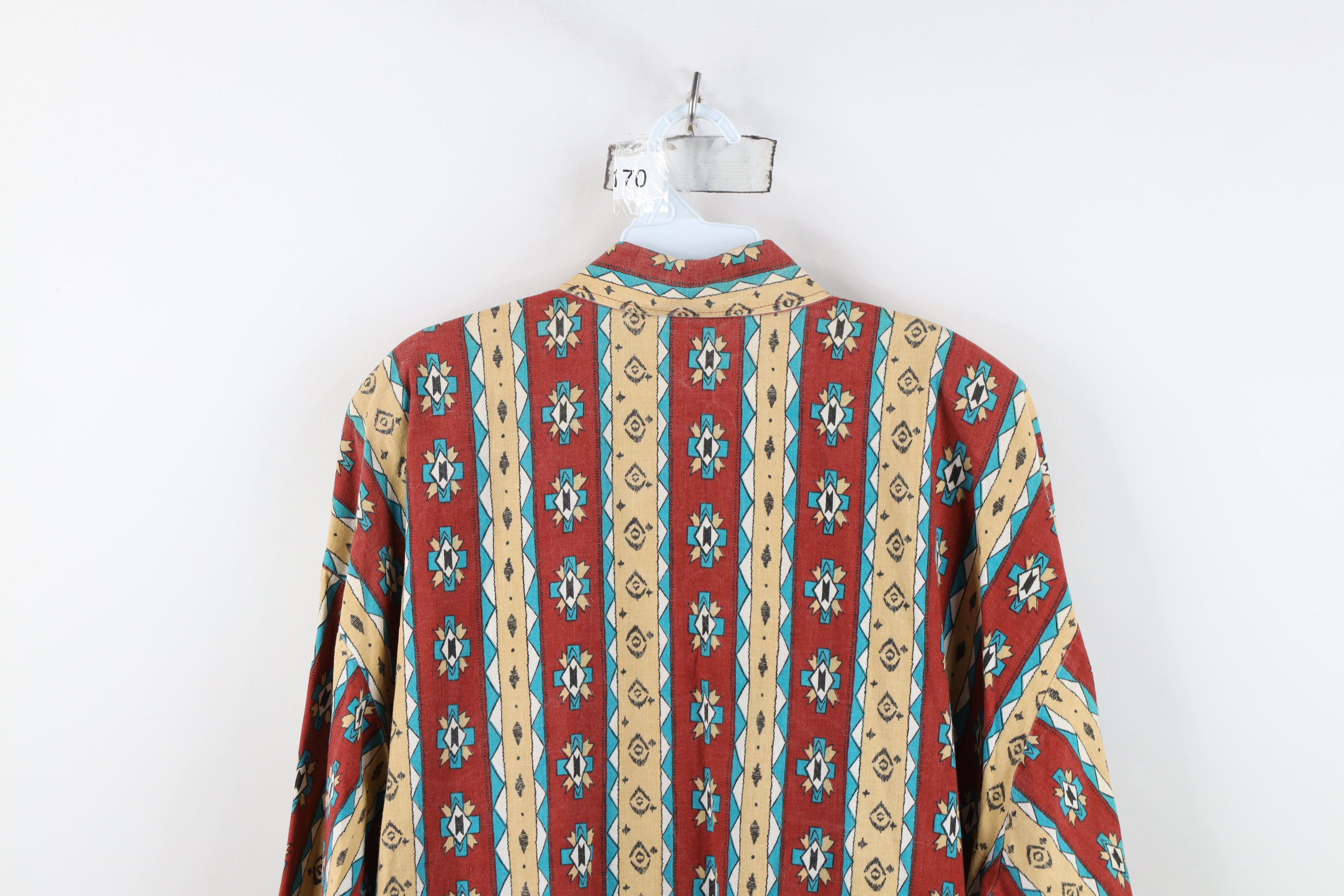 Vintage Vintage 90s Rockabilly Southwestern Cowgirl Button Shirt USA Size L / US 10 / IT 46 - 14 Thumbnail