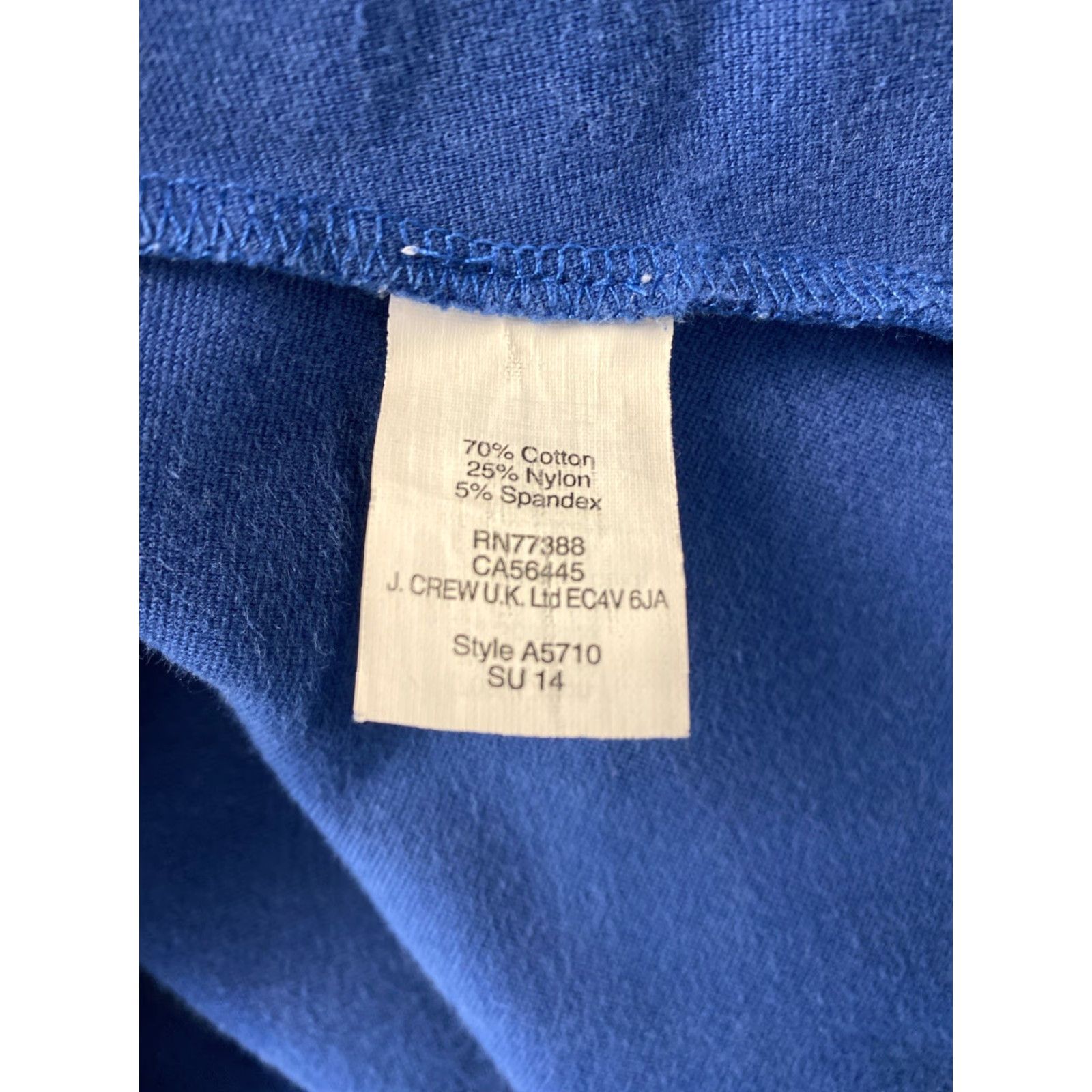 J.Crew VINTAGE J.CREW Sleeveless Tank Shirt Womens Size S Blue Indigo V-Neck Slim Fit Tang Shirt? Size S / US 4 / IT 40 - 6 Thumbnail