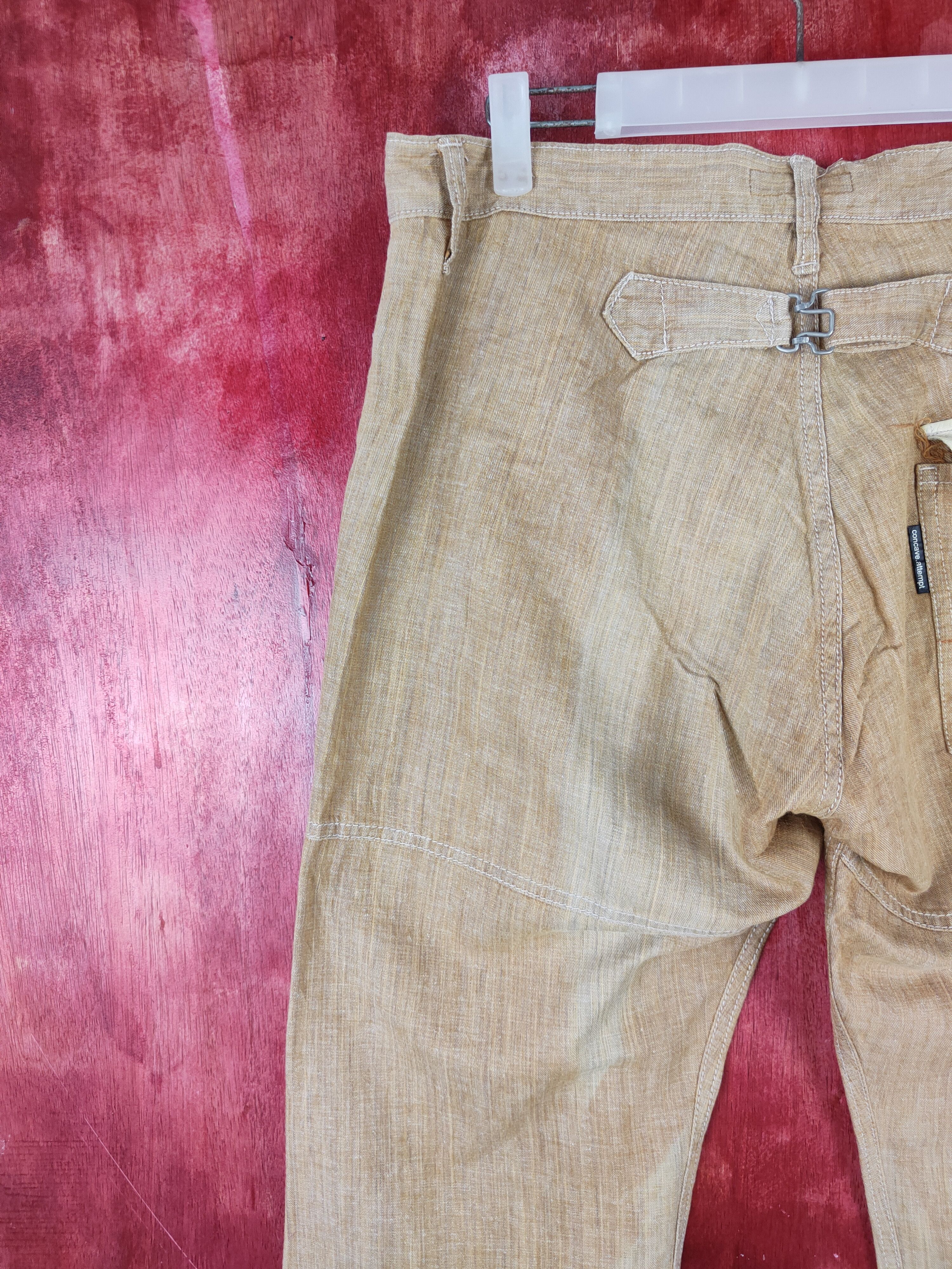 Japanese Brand Concave attempt Brown Multipocket Casual Pants #S1271 Size US 34 / EU 50 - 9 Thumbnail