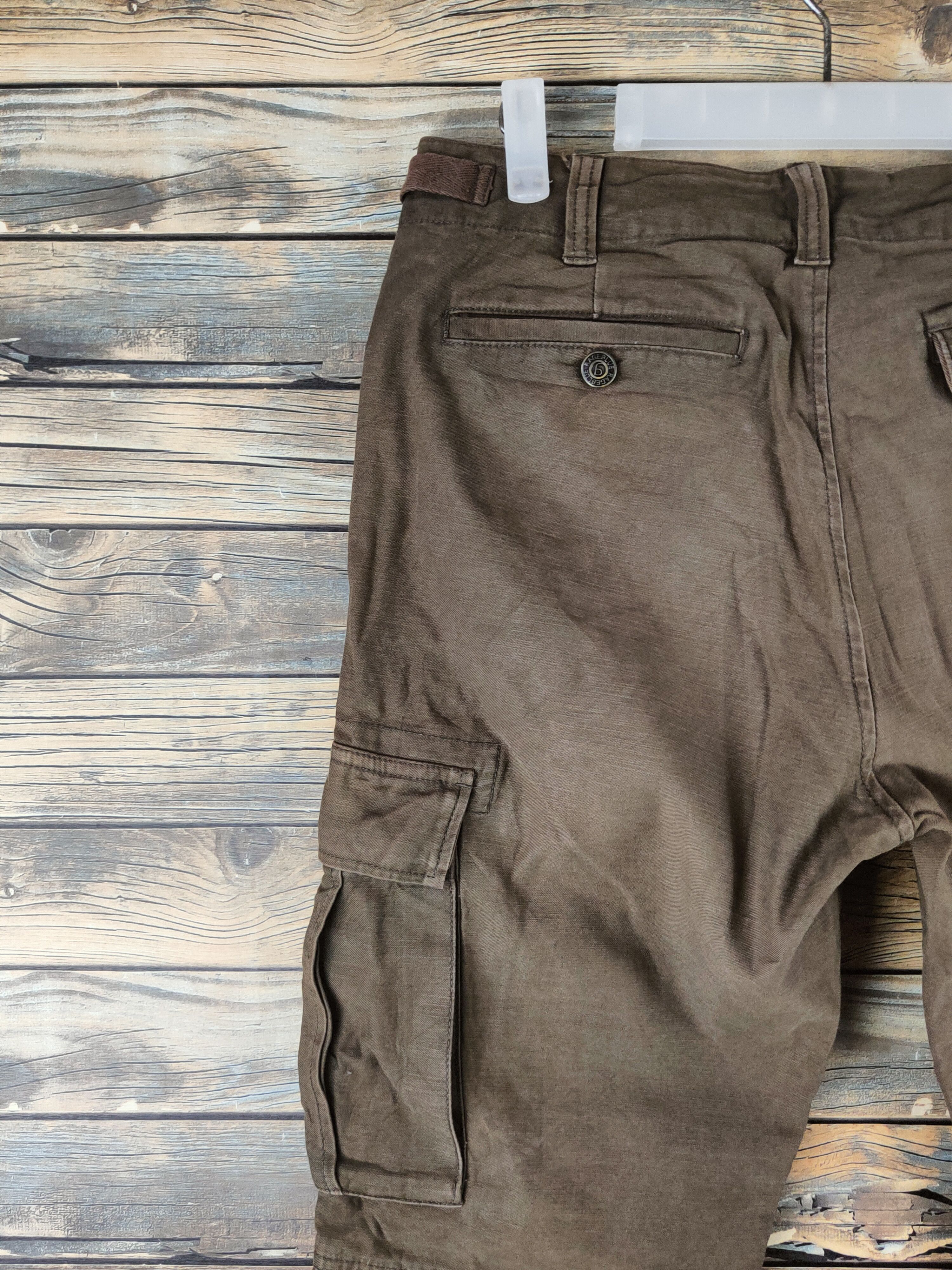 RAGEBLUE DL Rageblue Brown Multipocket Cargo Pants #46-401 Size US 31 - 8 Thumbnail