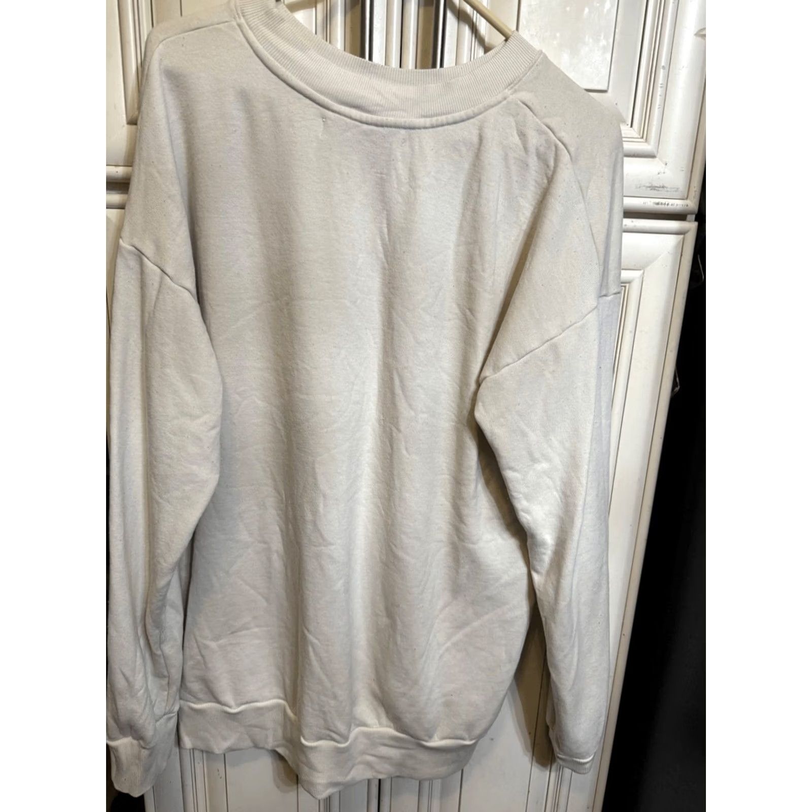 Vintage SPRWMN Women's Crew Neck Tan Logo Pullover Sweatshirt L Size L / US 10 / IT 46 - 3 Thumbnail