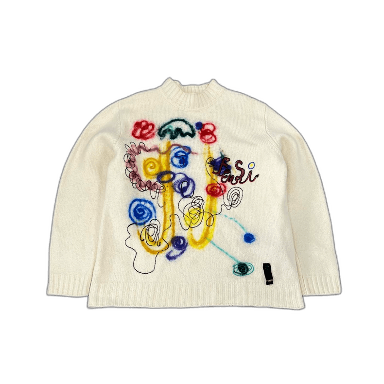 Fendi Fendi Knit Sweater Collaboration Edition Size US L / EU 52-54 / 3 - 1 Thumbnail