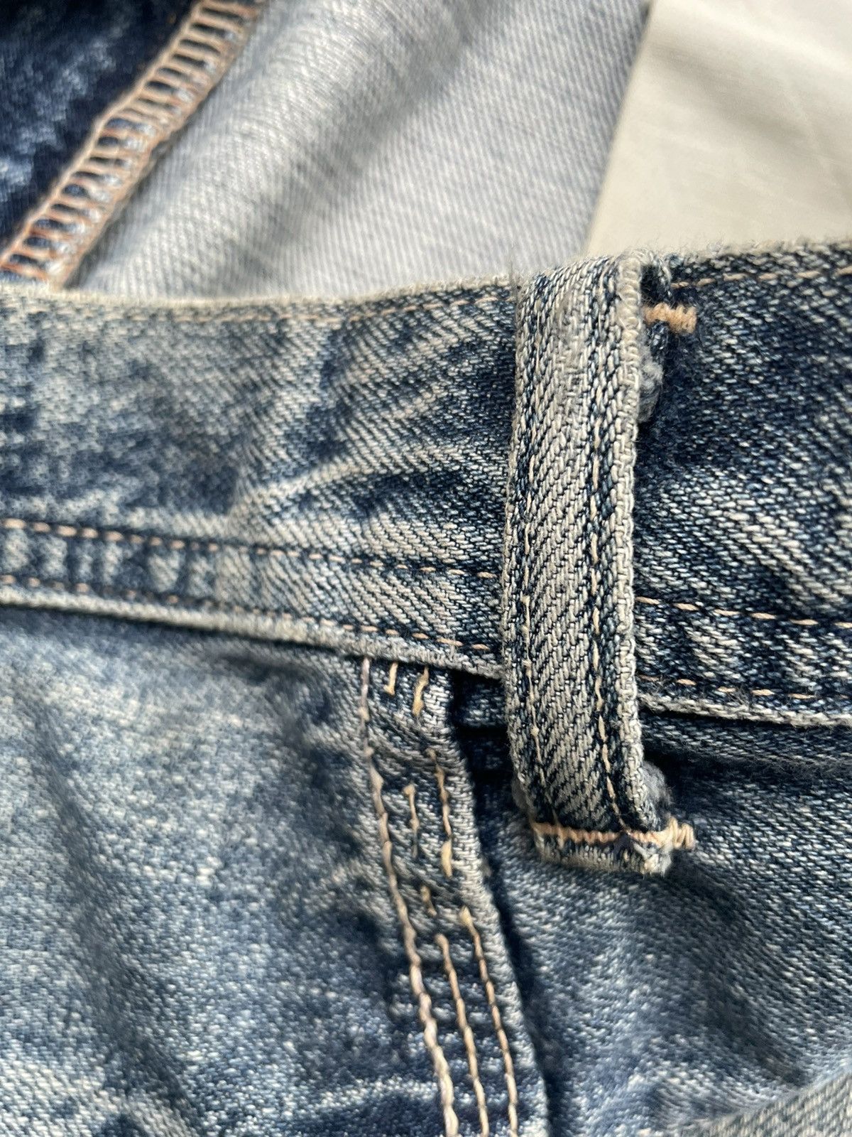 Lee × Vintage Vintage Lee Union Made Faded Distresed Denim Size US 36 / EU 52 - 11 Thumbnail
